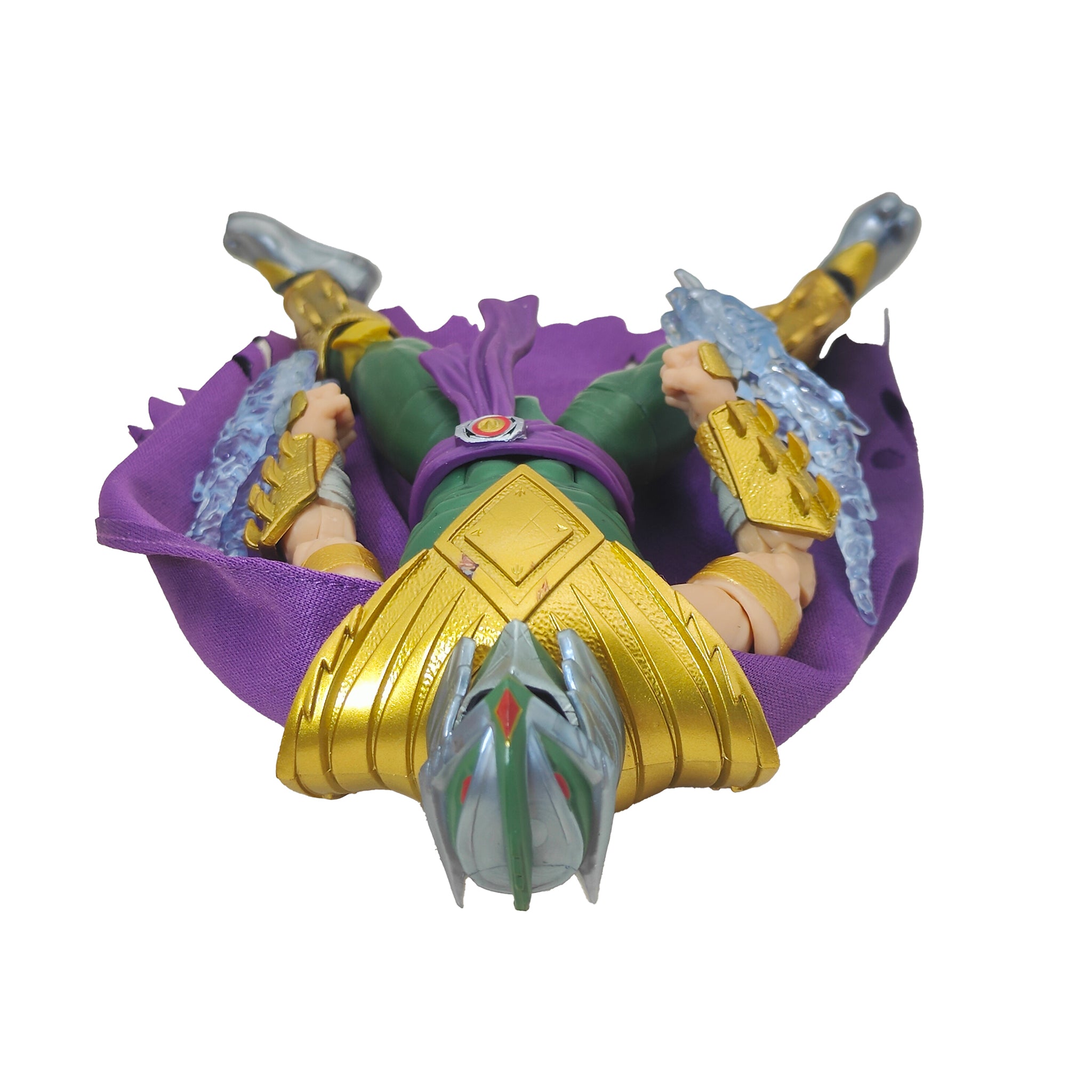 Morphed Shredder Power Rangers X TMNT Lightning Collection Hasbro Action Figure 2021 15cm – Power Rangers, Hasbro, 15 cm, 2021, pre-owned collector piece, Uncanny Collectibles Dublin Ireland