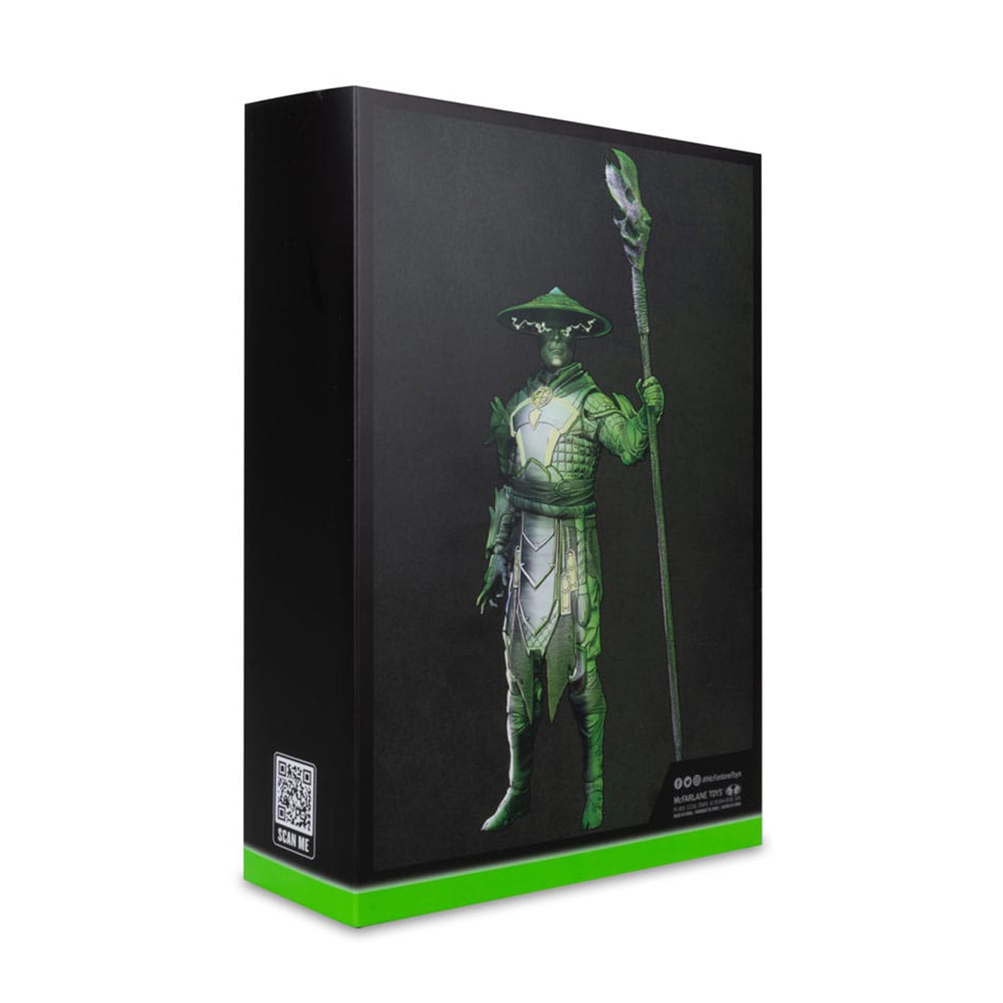 Mortal Kombat 1 Raiden Glow in the Dark Gold Label McFarlane Action Figure