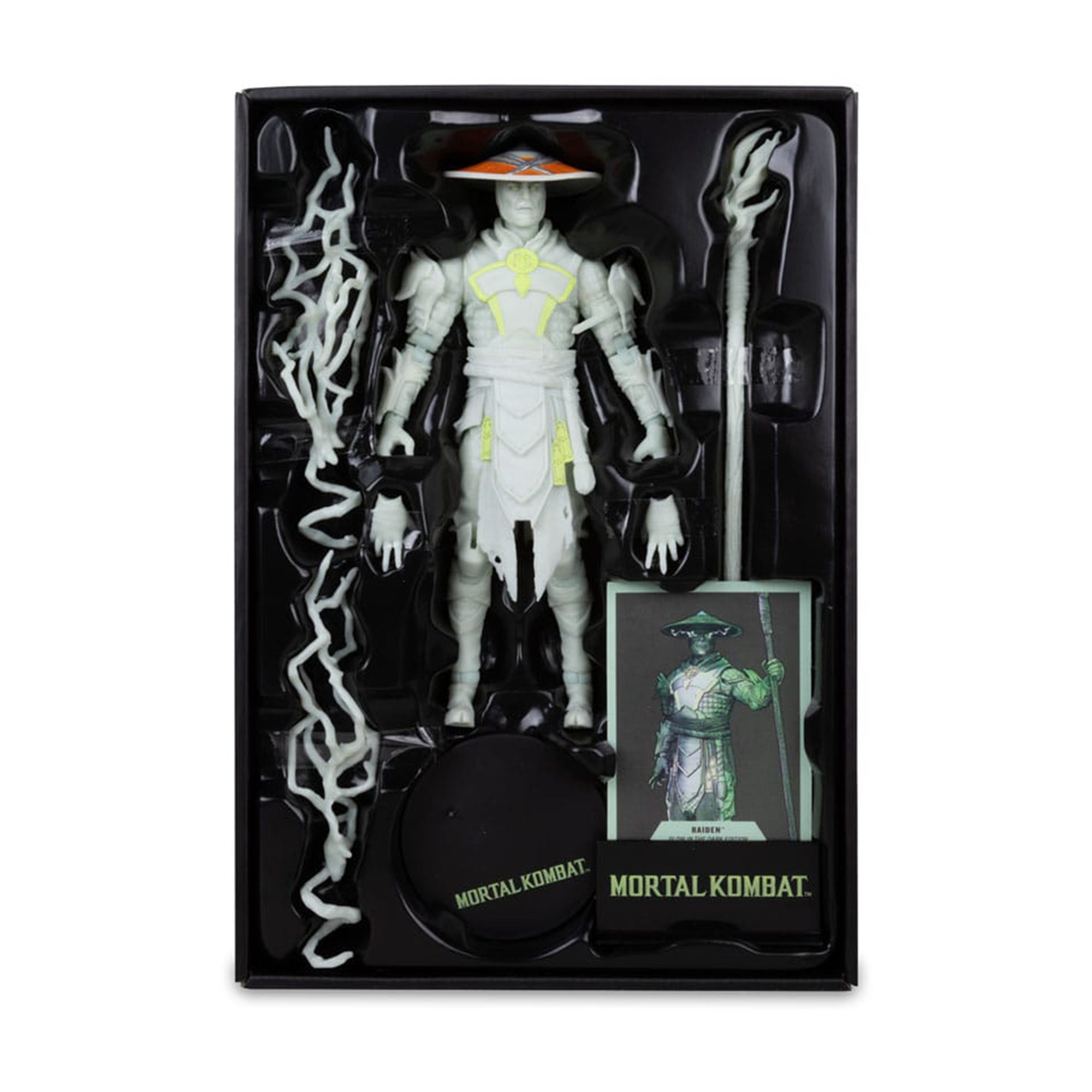 Mortal Kombat 1 Raiden Glow In The Dark McFarlane Toys Action Figure Gold Label 18cm