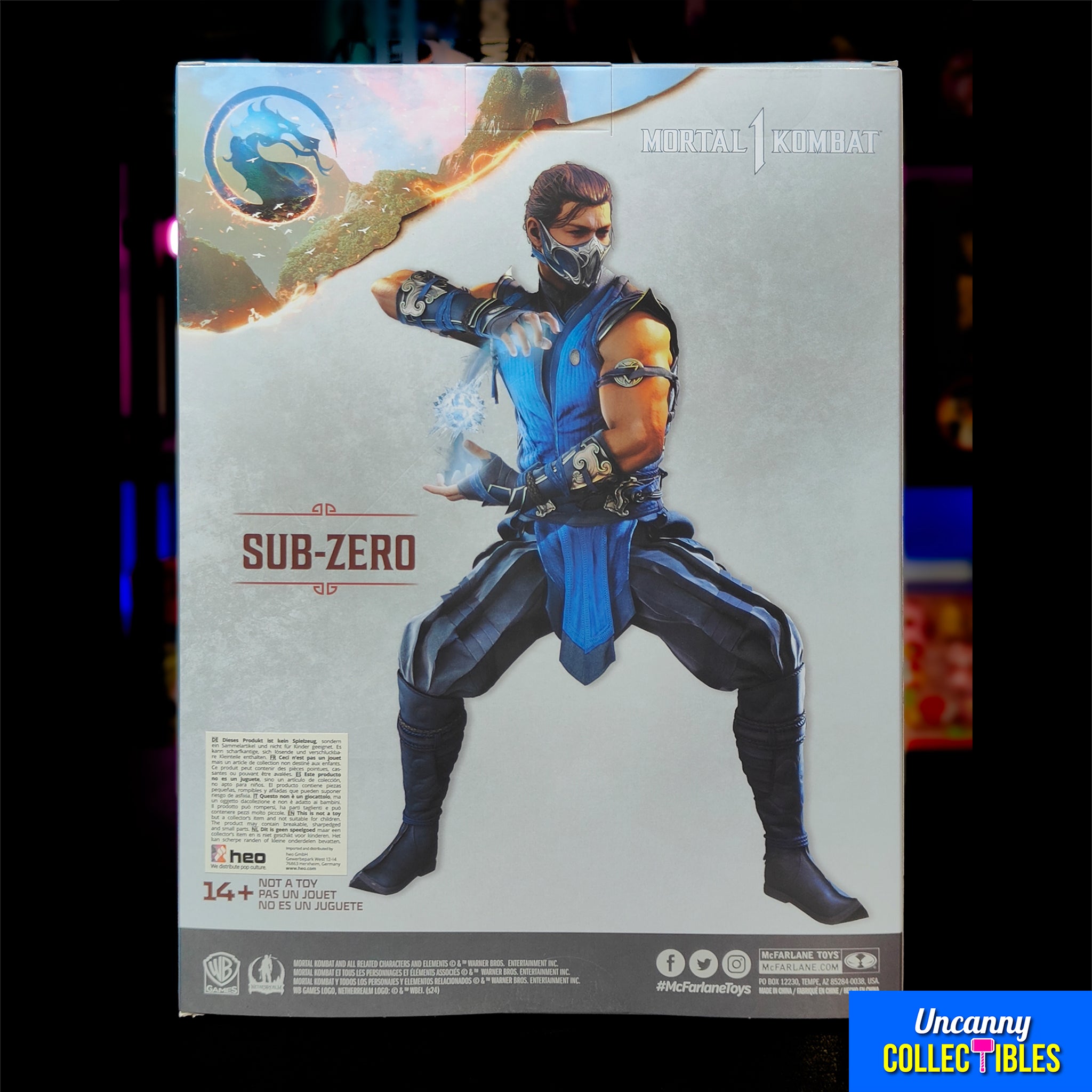 Mortal Kombat 1 Sub Zero McFarlane Toys 1/6 Scale Figure 25cm