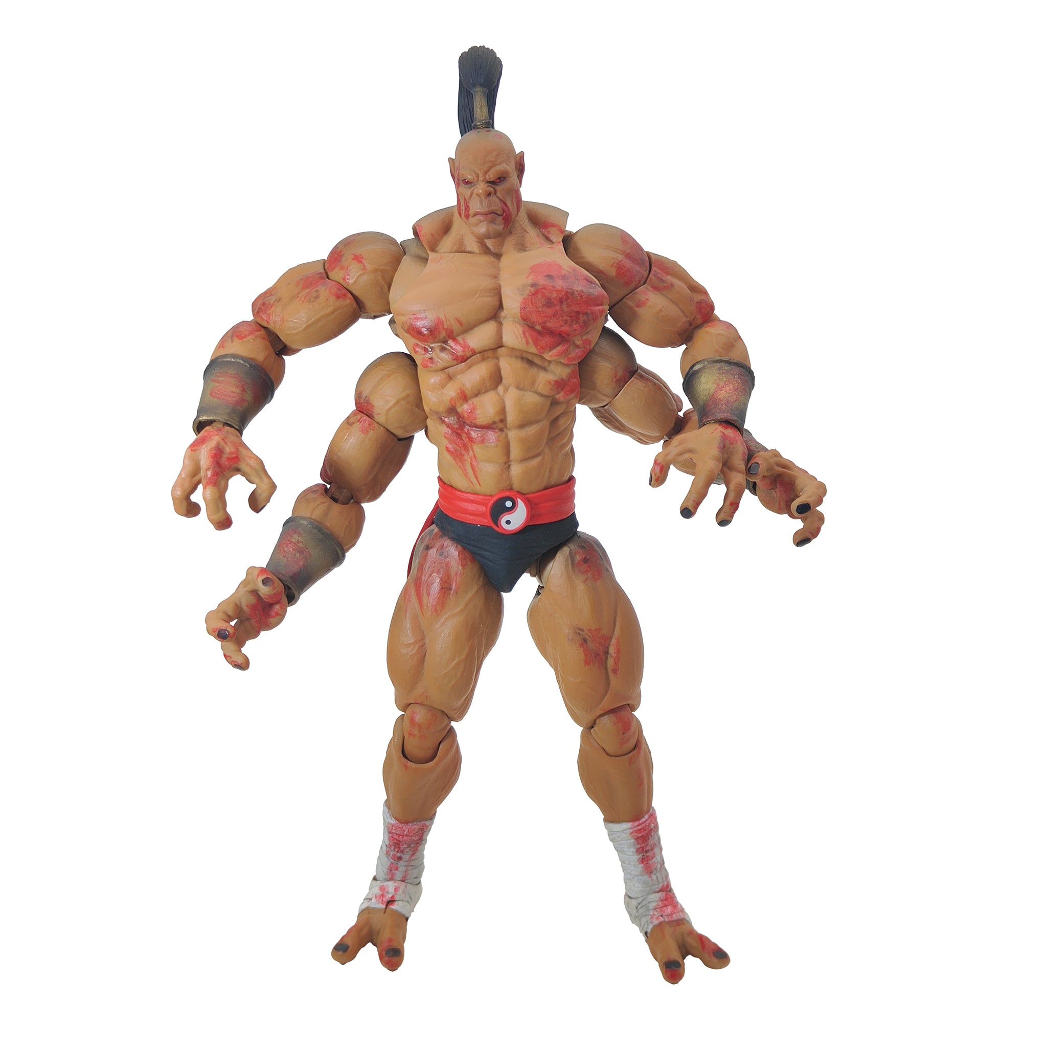 Mortal Kombat Goro Bloody Edition BBTS Exclusive Storm Collectibles Action Figure – Video Game Characters, Hasbro, 28 cm, pre-owned collector piece, Uncanny Collectibles Dublin Ireland
