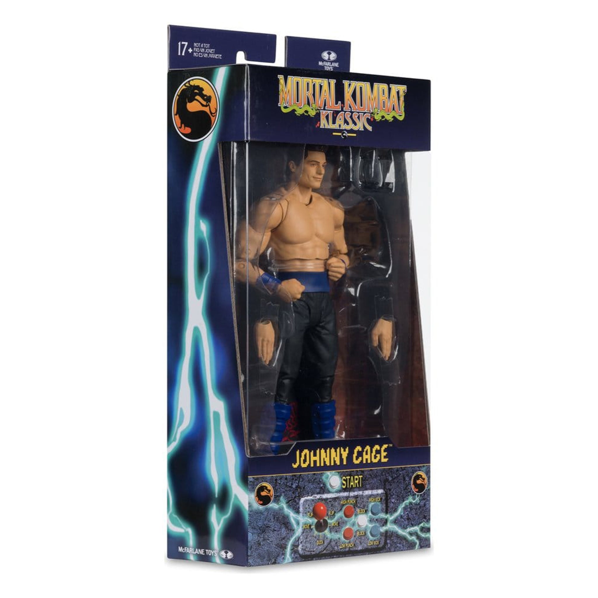 Mortal Kombat Klassics Johnny Cage McFarlane Toys Action Figure – Video Game Characters, McFarlane Toys, 18 cm, brand new collector item, Uncanny Collectibles Dublin Ireland