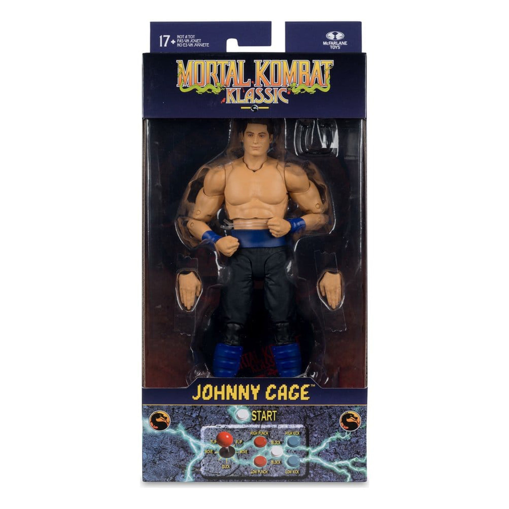 Mortal Kombat Klassics Johnny Cage McFarlane Toys Action Figure – Video Game Characters, McFarlane Toys, 18 cm, brand new collector item, Uncanny Collectibles Dublin Ireland