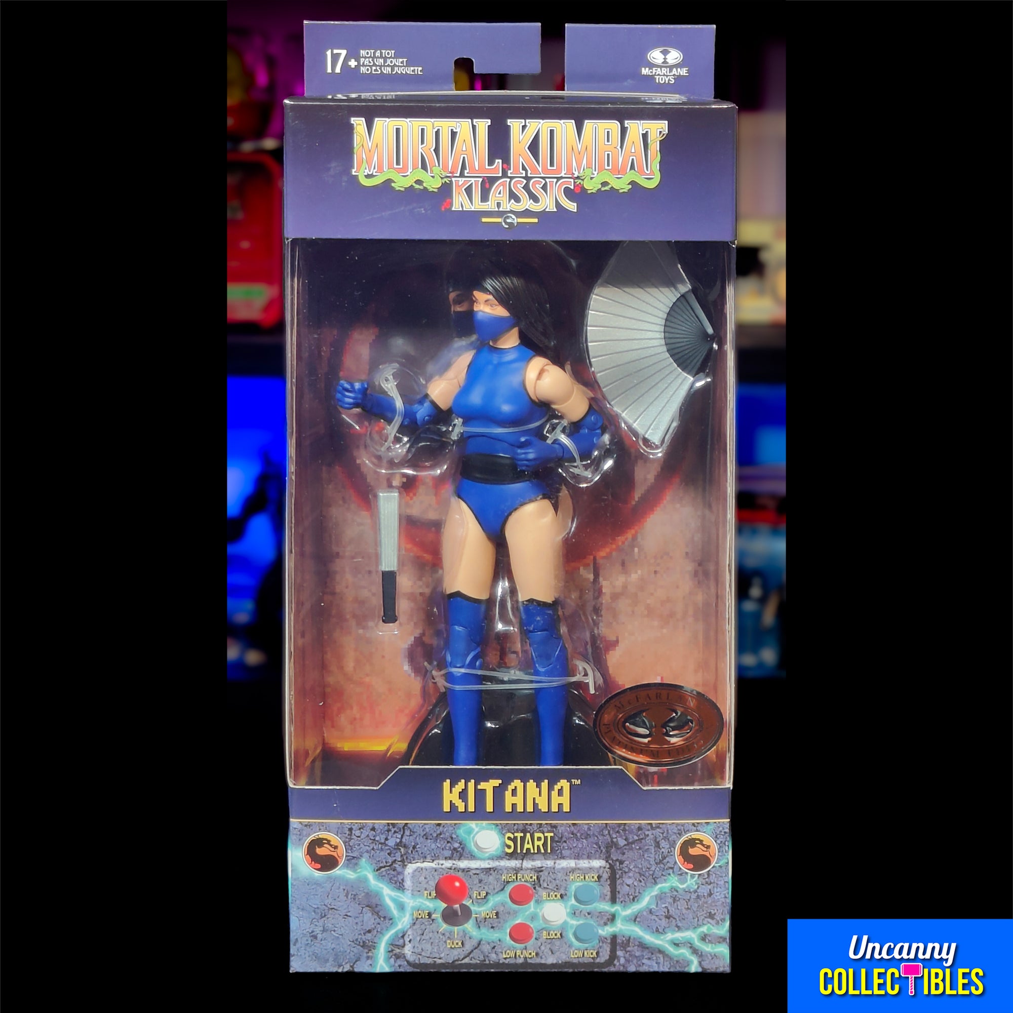 Mortal Kombat Klassic Kitana McFarlane Toys Red Platinum Edtion Action Figure 2025 18cm