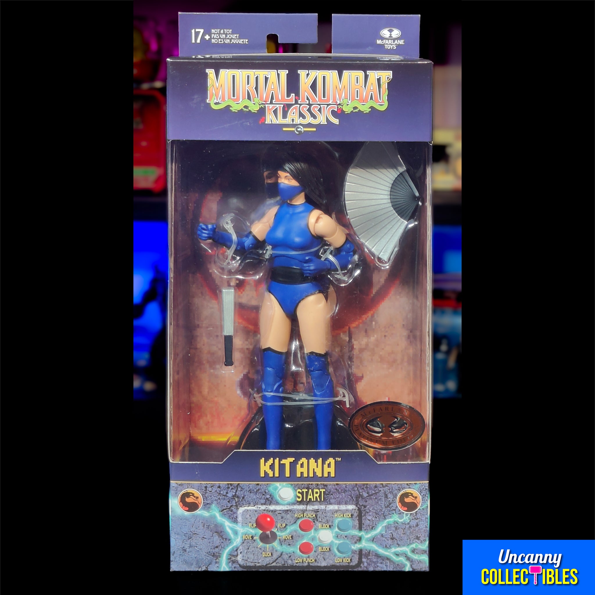 Mortal Kombat Klassic Kitana McFarlane Toys Red Platinum Edtion Action Figure 2025 18cm – Video Game Characters, McFarlane Toys, 18 cm, 2025, brand new collector item, Uncanny Collectibles Dublin Ireland