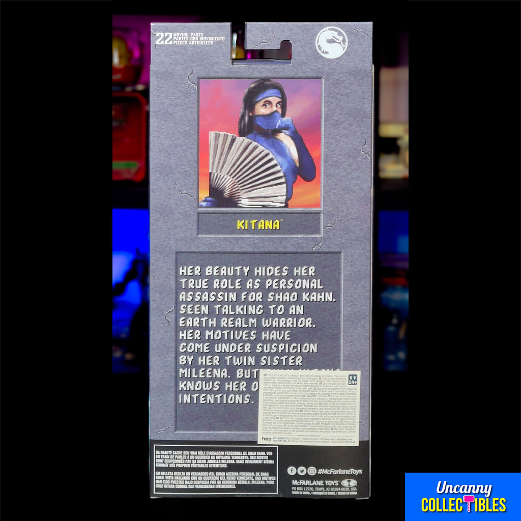 Mortal Kombat Klassic Kitana McFarlane Toys Red Platinum Edtion Action Figure 2025 18cm – Video Game Characters, McFarlane Toys, 18 cm, 2025, brand new collector item, Uncanny Collectibles Dublin Ireland