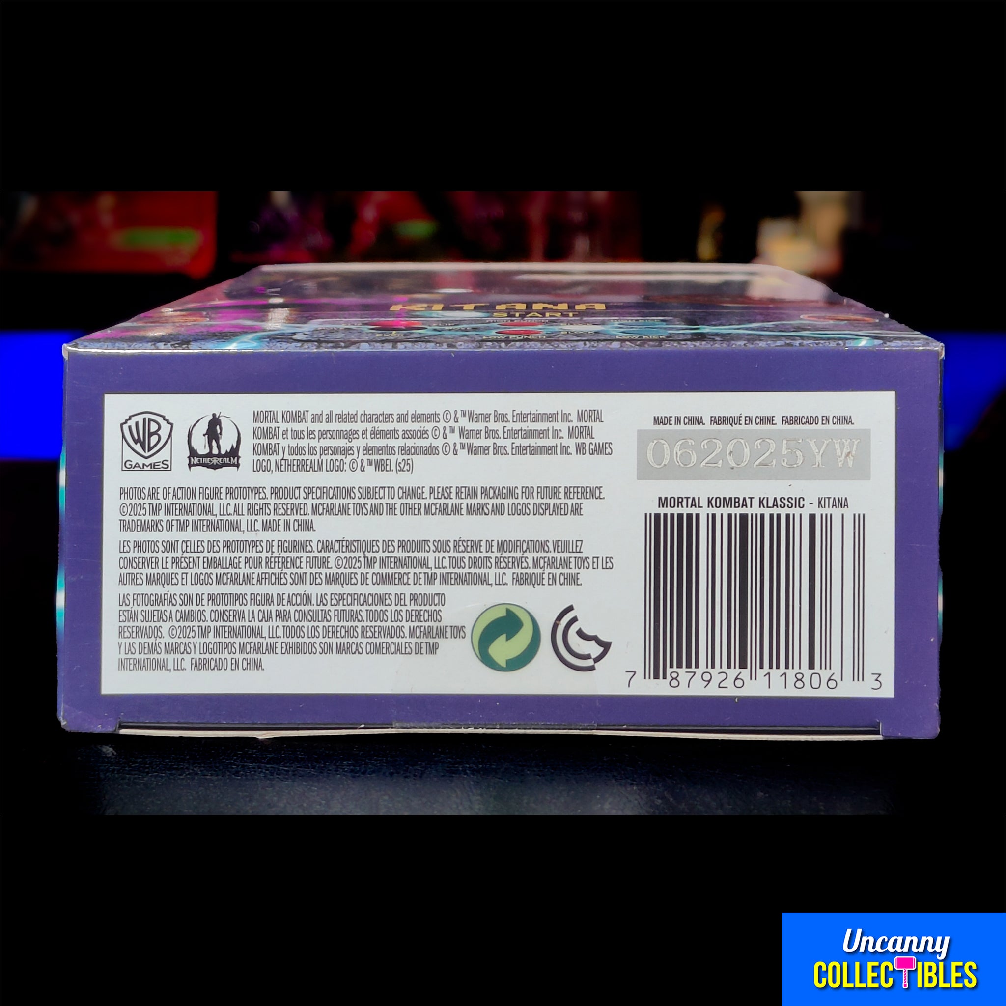 Mortal Kombat Klassic Kitana McFarlane Toys Red Platinum Edtion Action Figure 2025 18cm