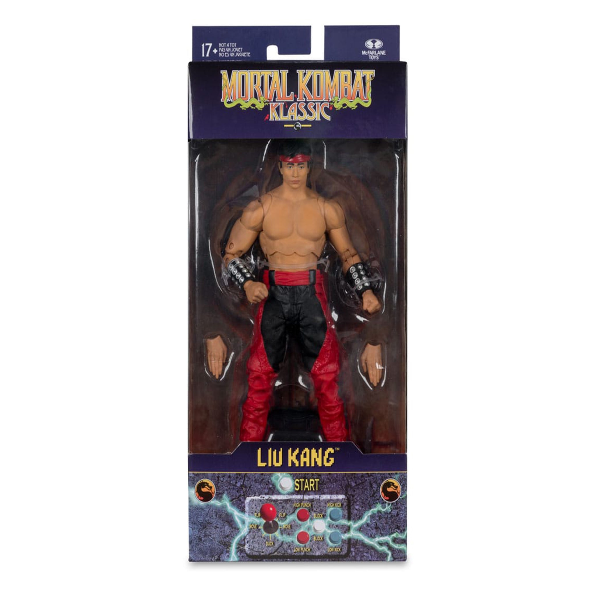 Mortal Kombat Klassic Liu Kang McFarlane Toys Action Figure 2025 18cm – Video Game Characters, McFarlane Toys, 18 cm, 2025, brand new collector item, Uncanny Collectibles Dublin Ireland