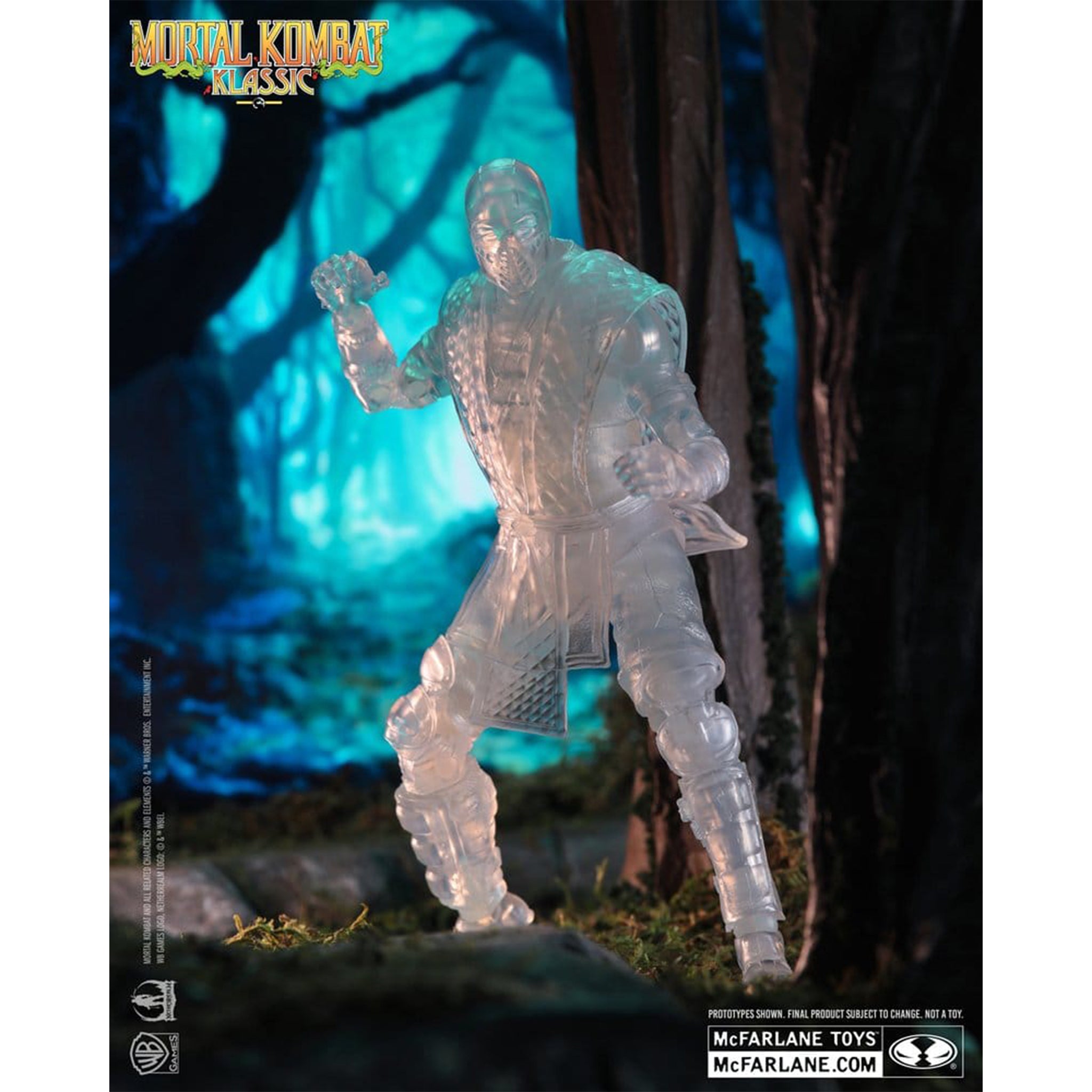 Mortal Kombat Klassics Invisible Reptile McFarlane Toys Action Figure
