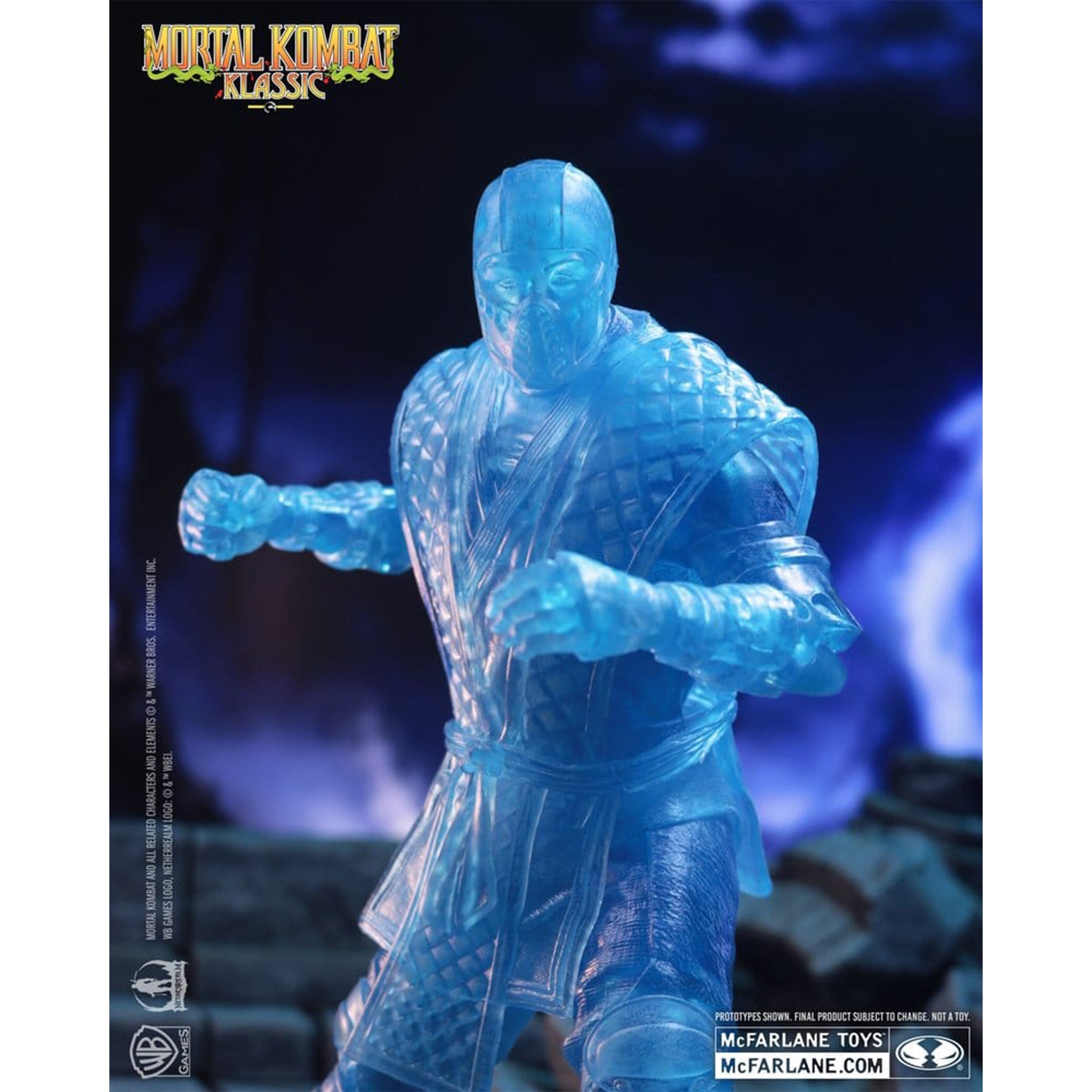 Mortal Kombat Klassics Invisible Sub Zero Ice Clone McFarlane Toys Action Figure