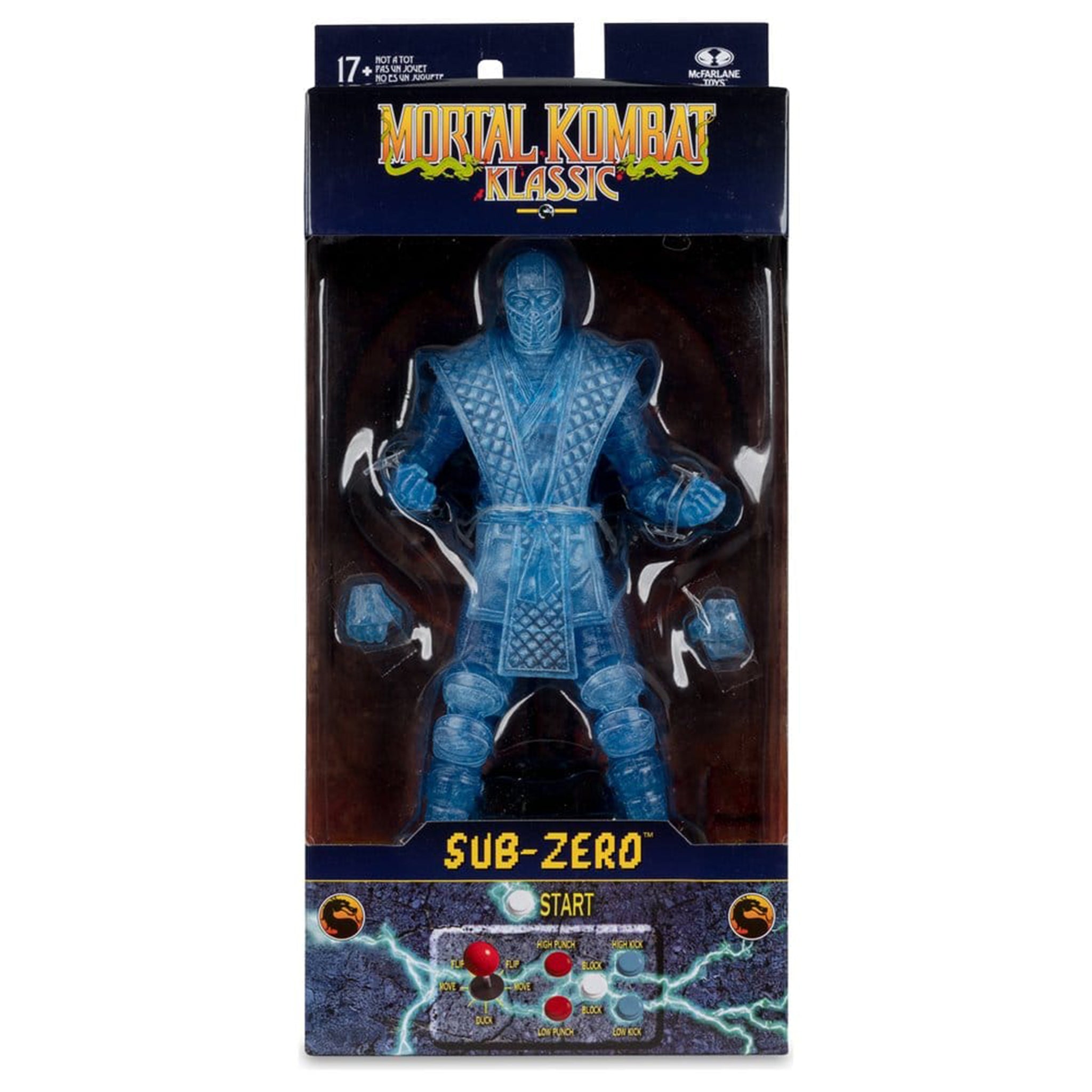 Mortal Kombat Klassics Invisible Sub Zero Ice Clone McFarlane Toys Action Figure