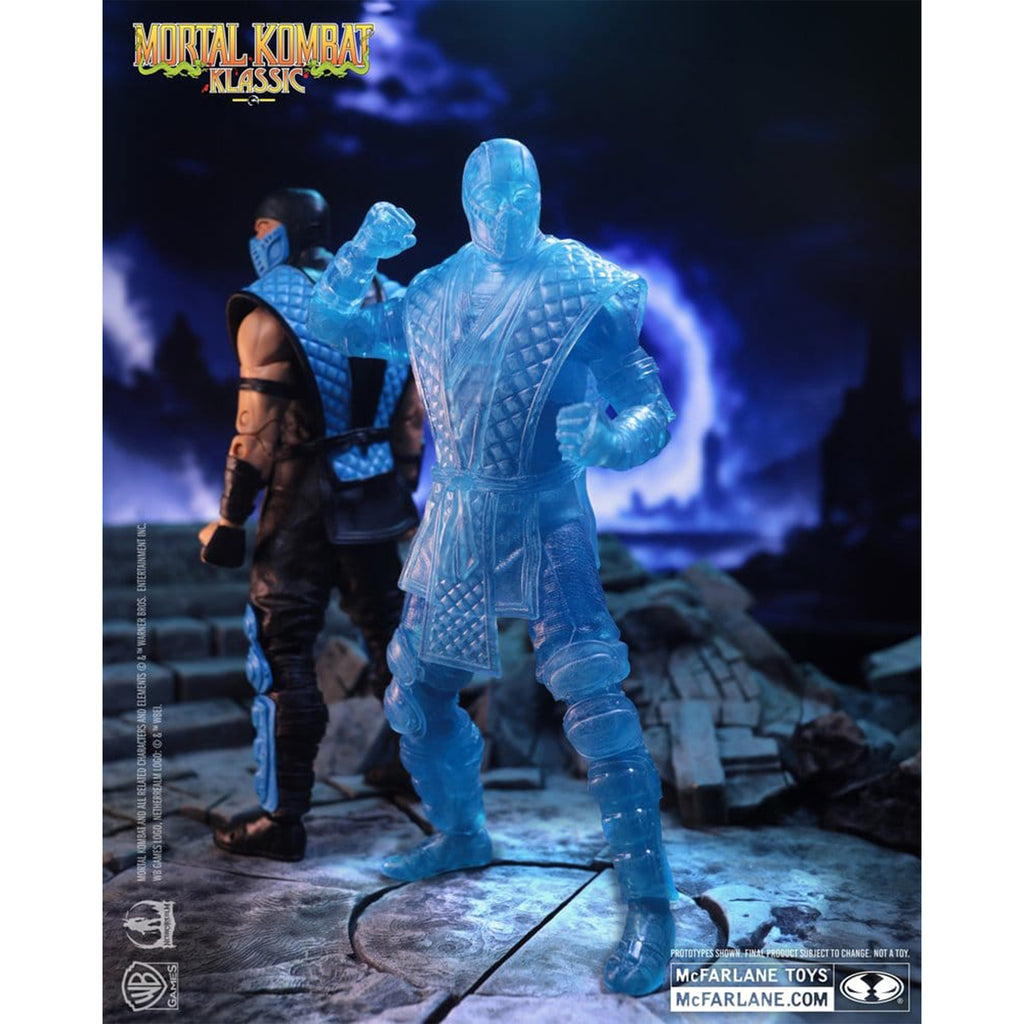 Mortal Kombat Klassics Invisible Sub Zero Ice Clone McFarlane Toys Action Figure