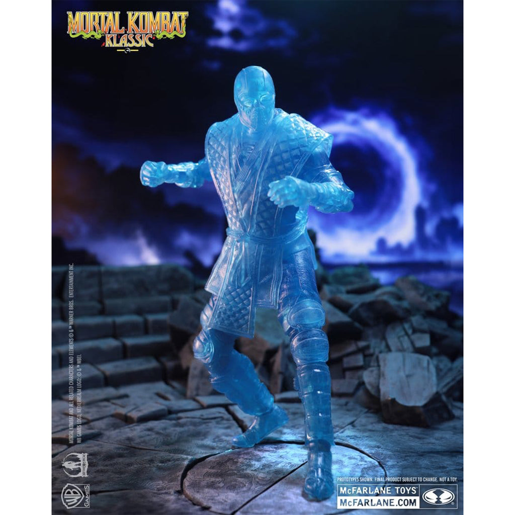 Mortal Kombat Klassics Invisible Sub Zero Ice Clone McFarlane Toys Action Figure