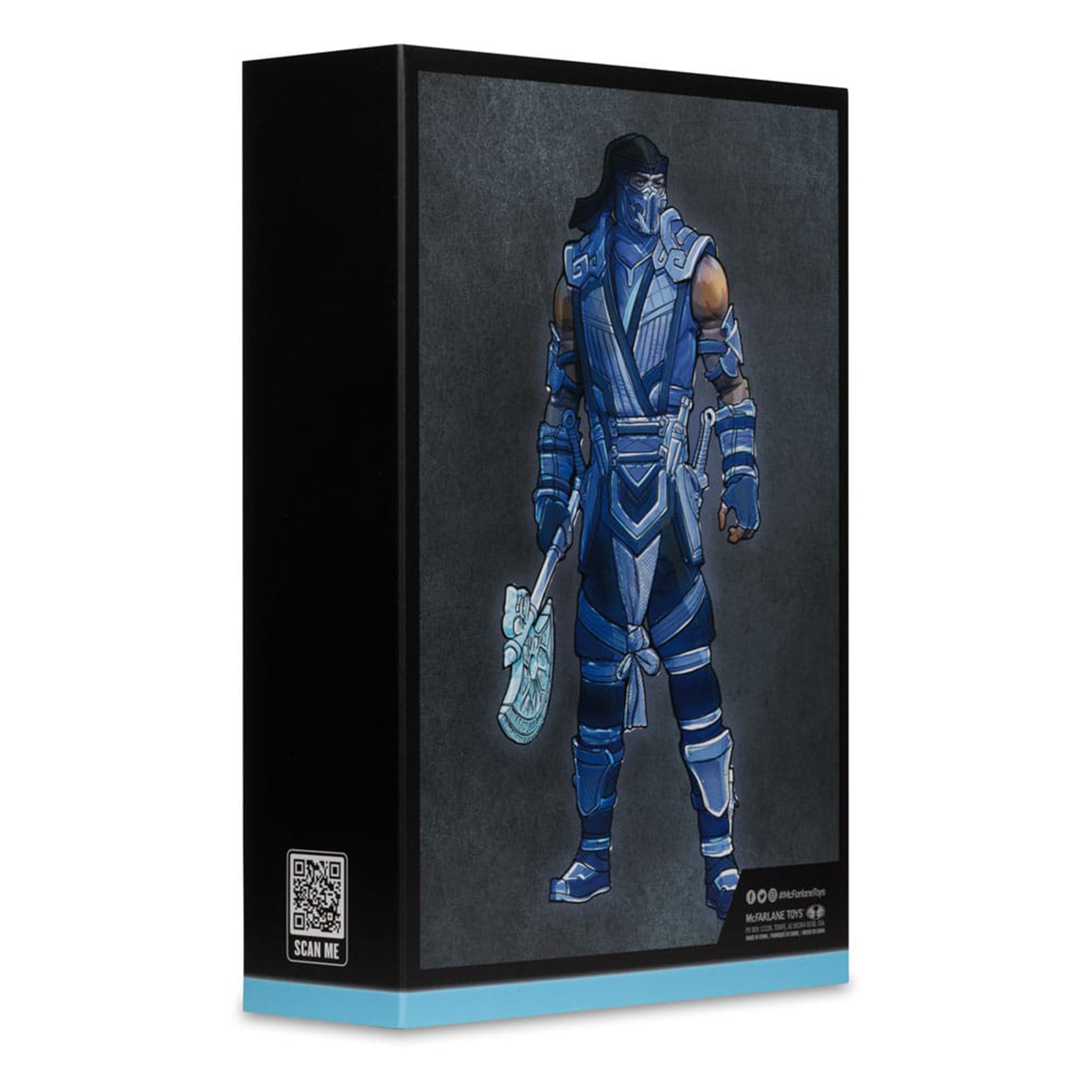 Mortal Kombat Sub Zero Glow In The Dark McFarlane Toys Action Figure Gold Label 18cm