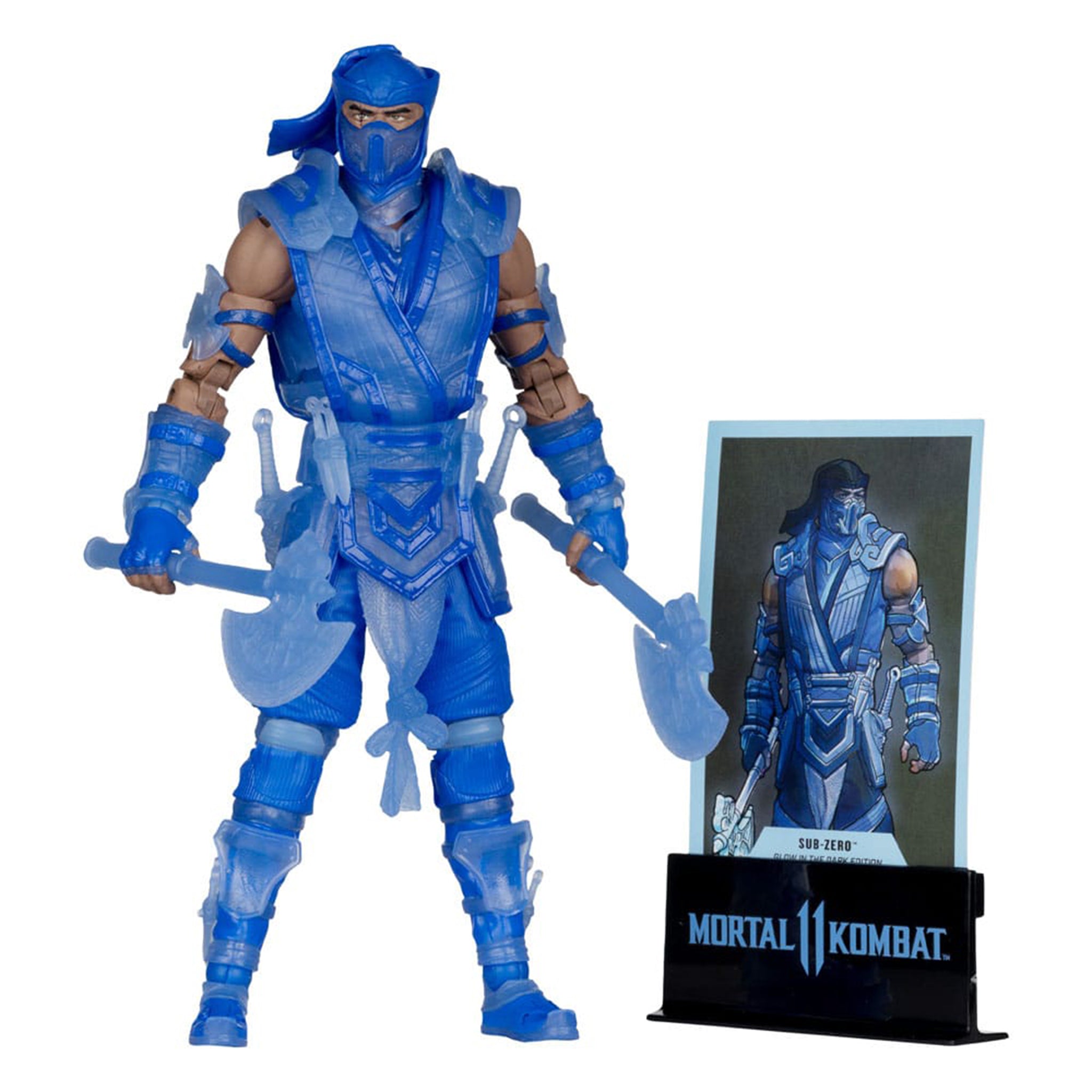 Mortal Kombat Sub Zero Glow In The Dark McFarlane Toys Action Figure Gold Label 18cm