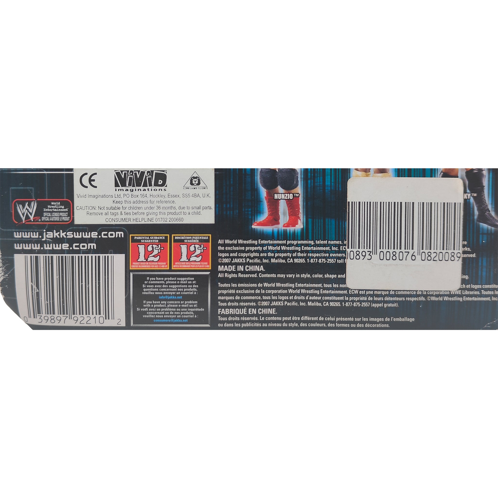 Mr Kennedy Ruthless Aggression Series 29 Jakks Pacific Action Figure 2007 18cm – WWE, JAKKS Pacific, 18 cm, 2007, pre-owned collector piece, Uncanny Collectibles Dublin Ireland