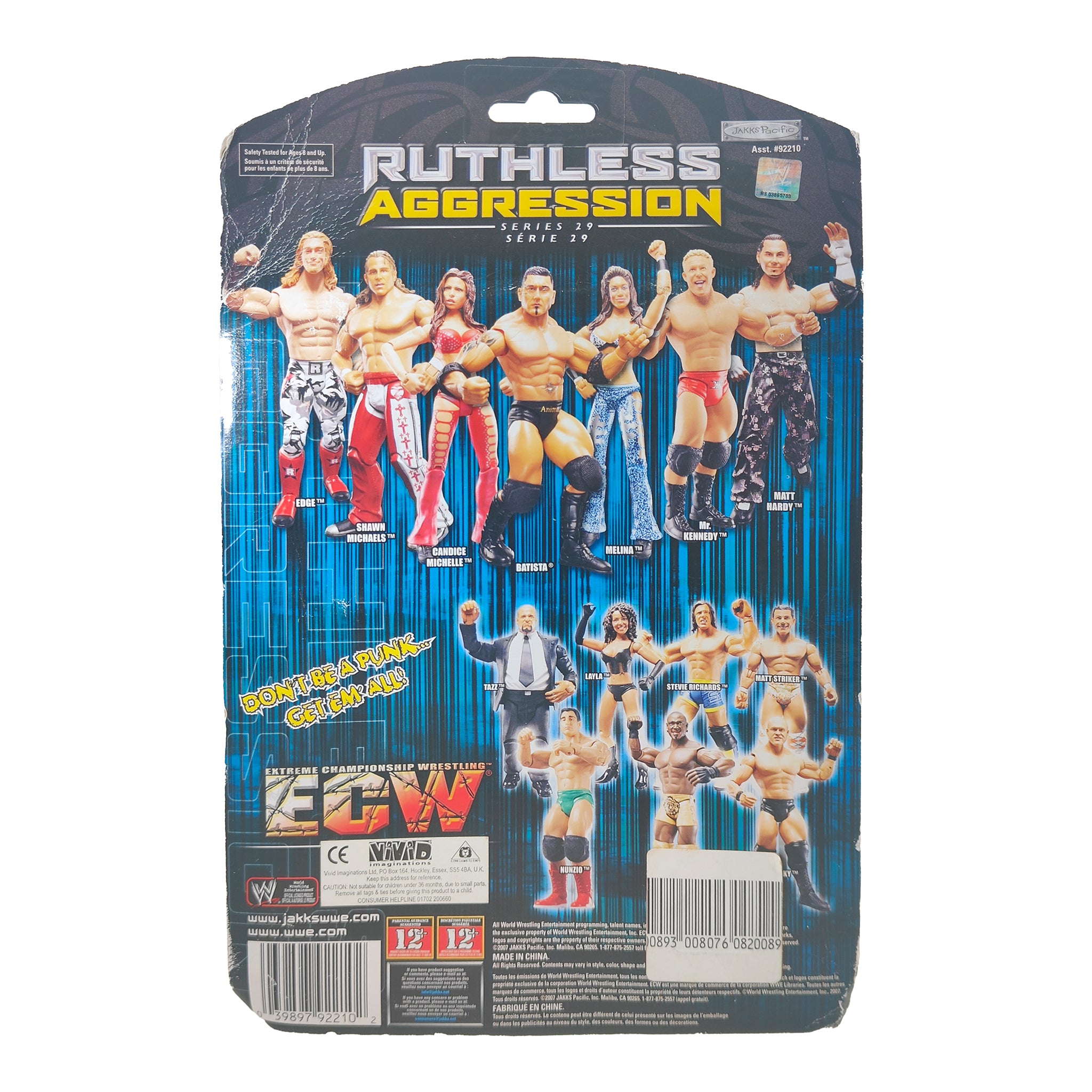 Mr Kennedy Ruthless Aggression Series 29 Jakks Pacific Action Figure 2007 18cm – WWE, JAKKS Pacific, 18 cm, 2007, pre-owned collector piece, Uncanny Collectibles Dublin Ireland