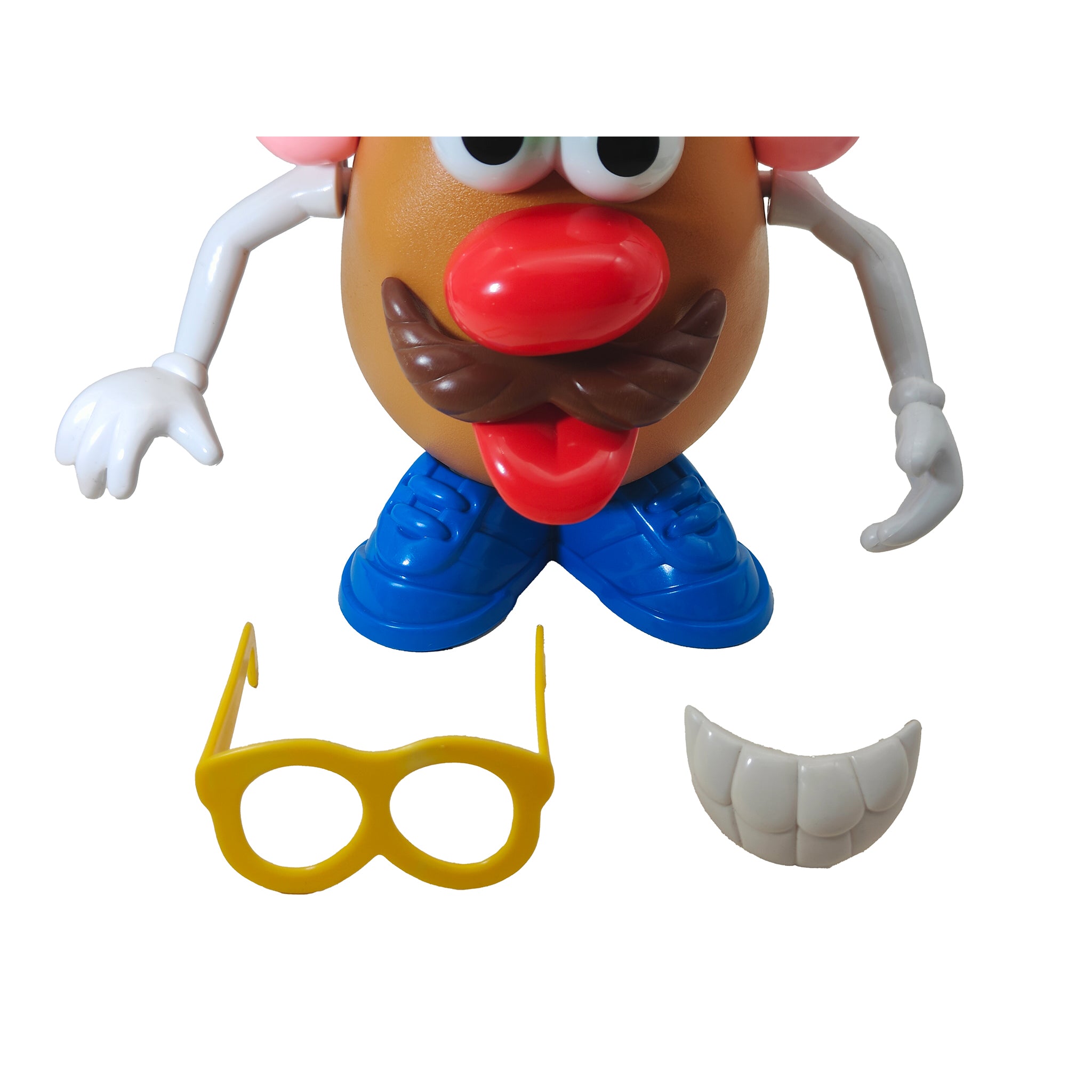 Mr Potato Head Vintage Playskool 1985 Toy Figure with Parts
