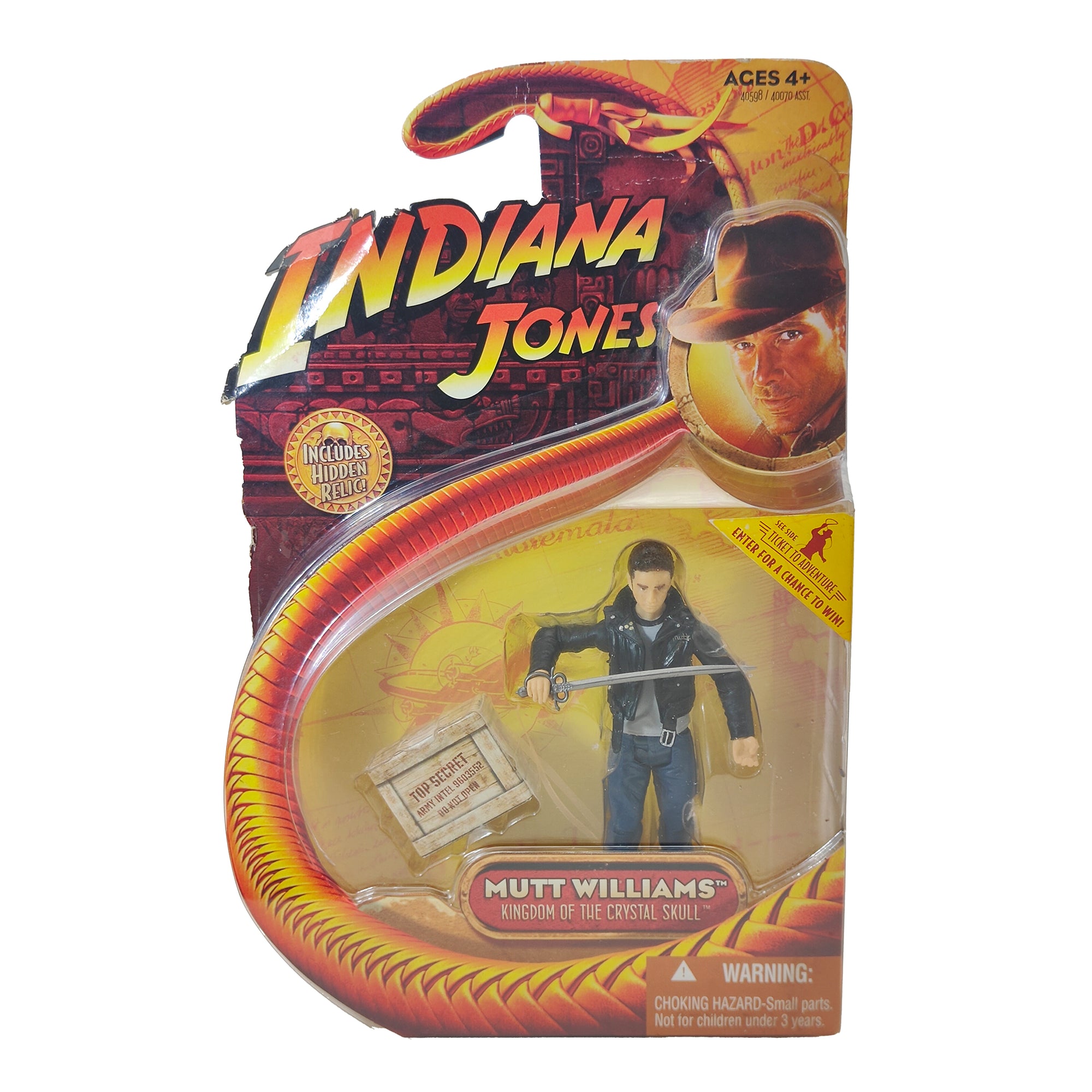Mutt Williams Indiana Jones Kingdom of The Crystal Skull Hasbro Action Figure 2008 9.5cm