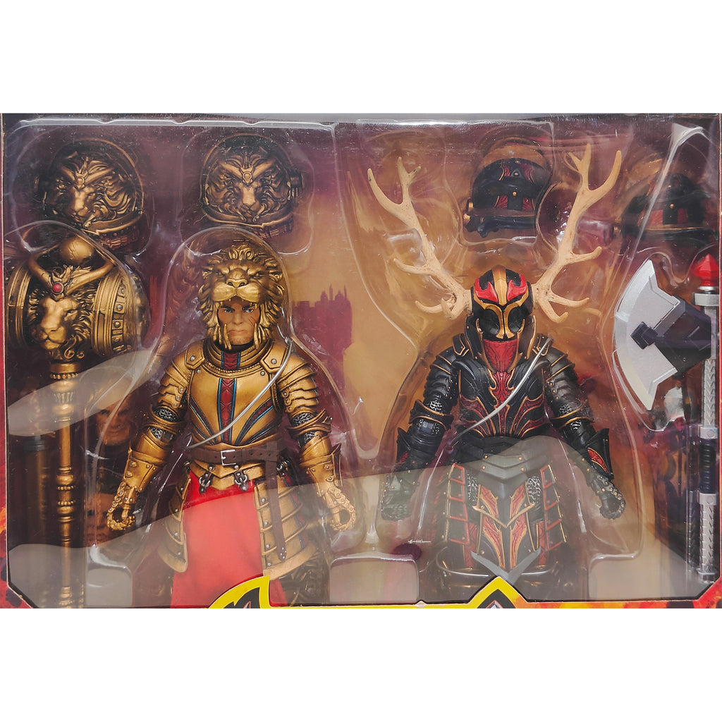 Mythic Legions Attila Leossyr II Gorgo Aetherblade II Signed Kickstarter 2 Pack