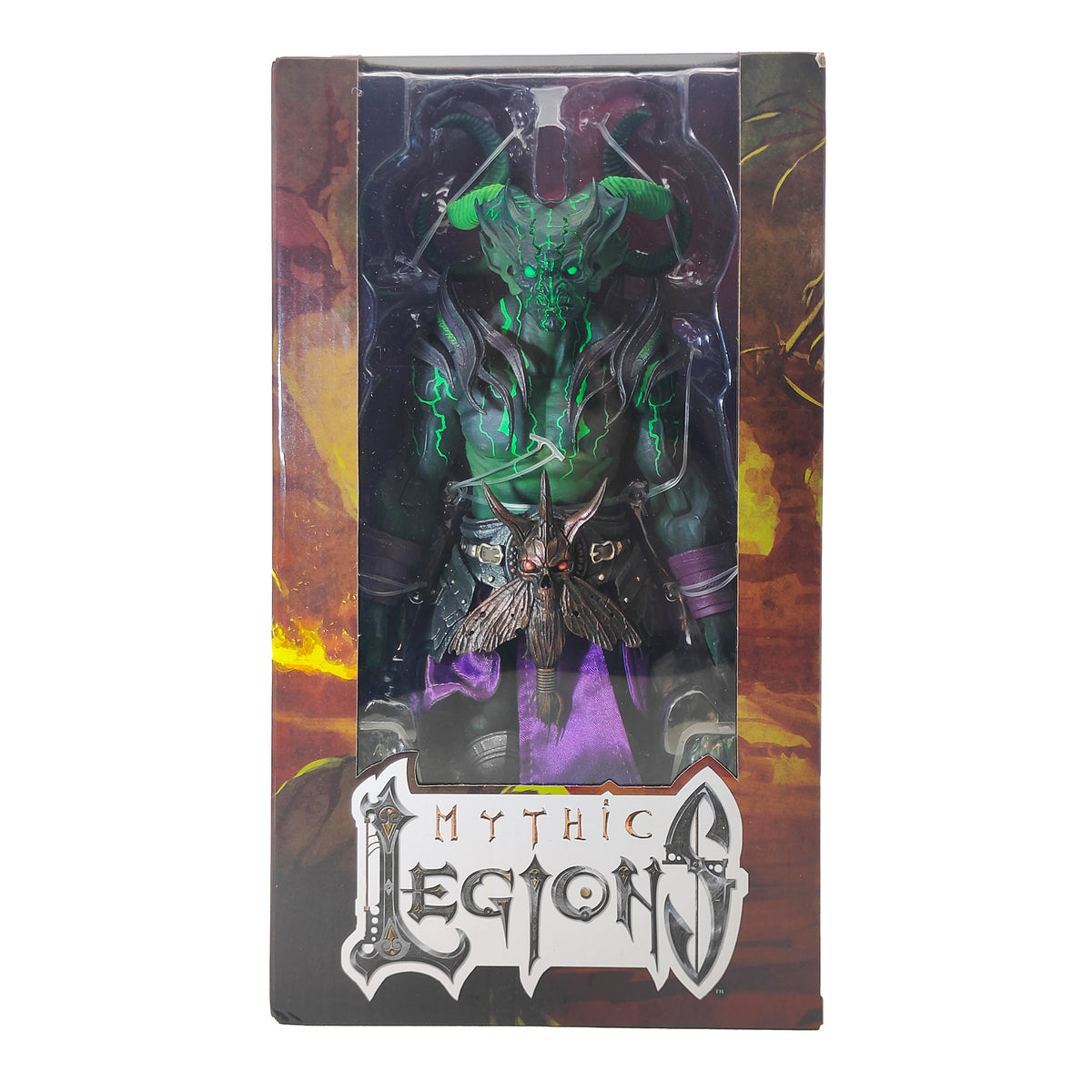 Mythic Legions Azahazzar Poxxus Wave Ogre Scale Four Horsemen Figure 2023, 20cm, pre-owned