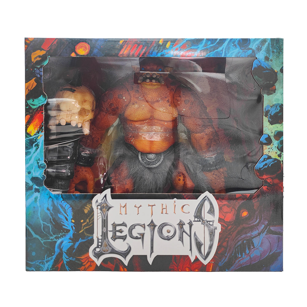 Mythic Legions Brontus Four Horsemen Studios Ogre Scale Action Figure 2022 25cm – Mythic Legions, Four Horsemen Studios, 25 cm, 2022, pre-owned collector piece, Uncanny Collectibles Dublin Ireland