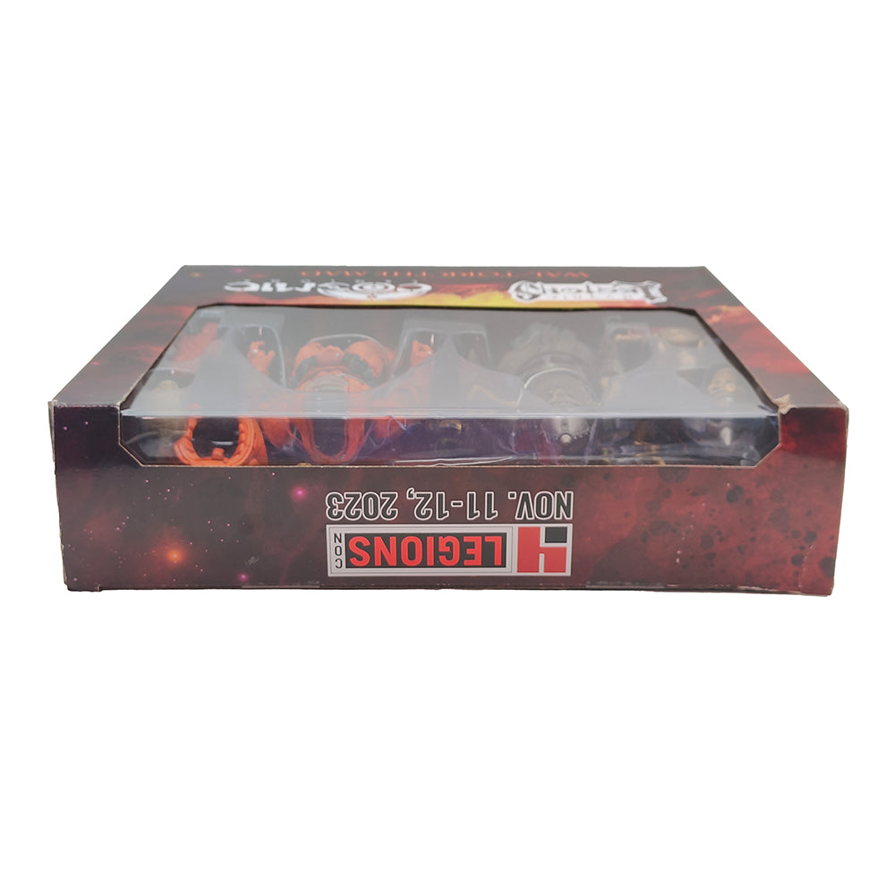 Mythic Legions Cosmic Legions Wal Torr The Mad Four Horsemen Studios 15 cm Action Figure LegionsCon 2023 Exclusive 2 Pack – Mythic Legions, Four Horsemen Studios, 15 cm, 2023, pre-owned collector piece, Uncanny Collectibles Dublin Ireland