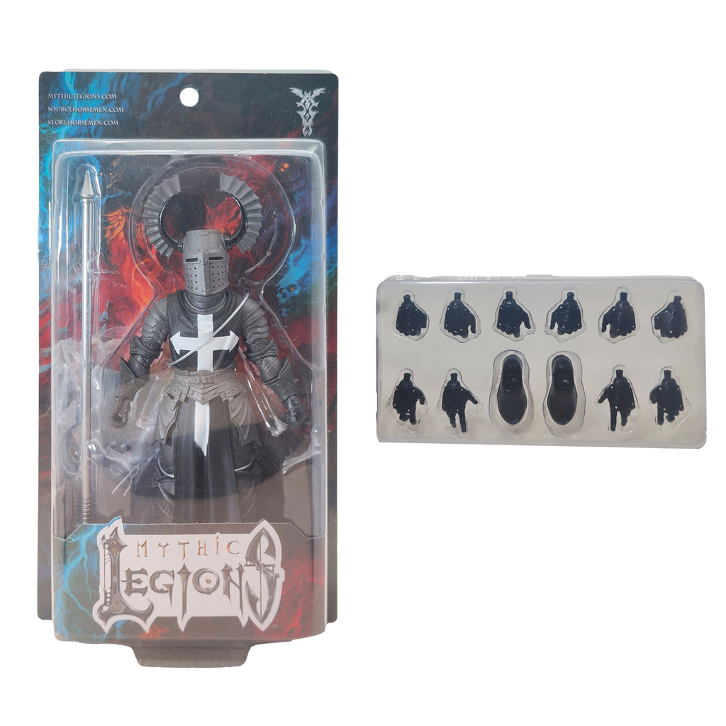 Mythic Legions Dark Templar Legion Builder Four Horsemen and Hands and Feet Pack, 15cm, pre-owned