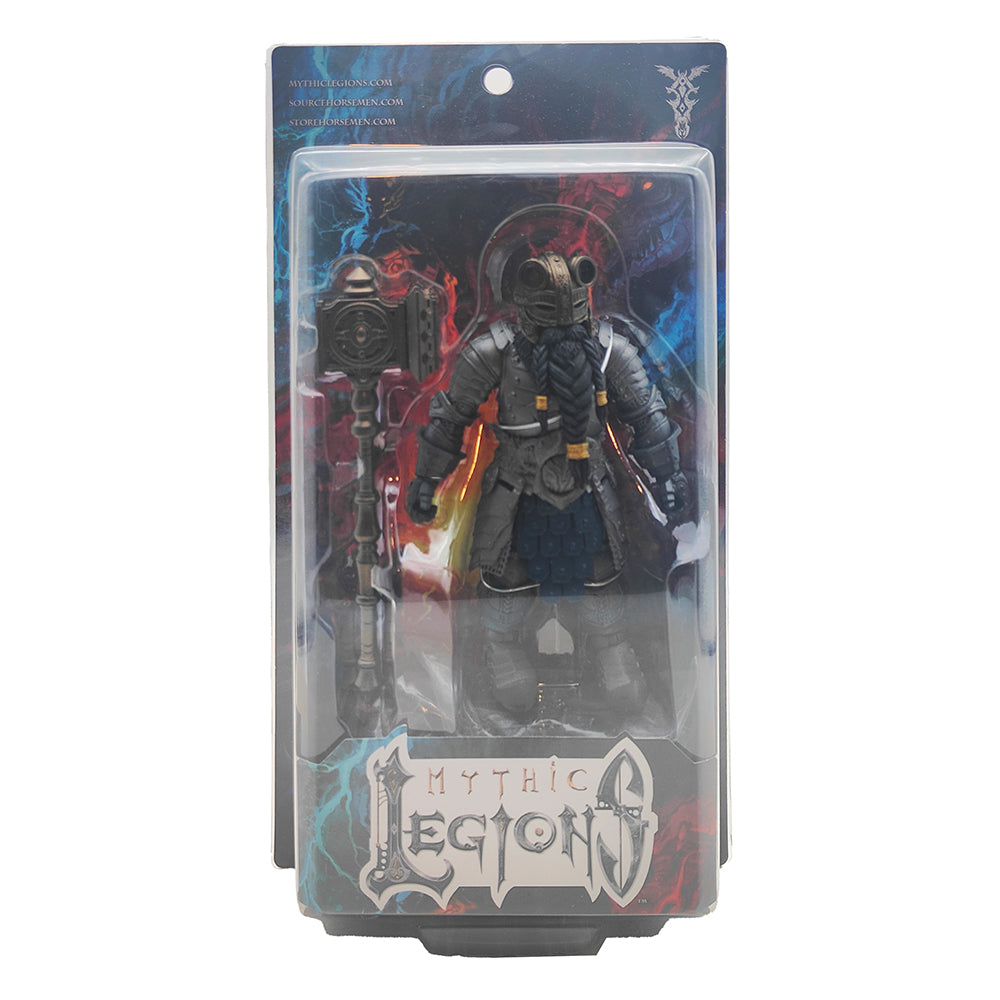 Mythic Legions Deluxe Dwarf Legion Builder Four Horsemen Studios 13 cm Action Figure 2022 – Mythic Legions, Four Horsemen Studios, 13 cm, 2022, pre-owned collector piece, Uncanny Collectibles Dublin Ireland