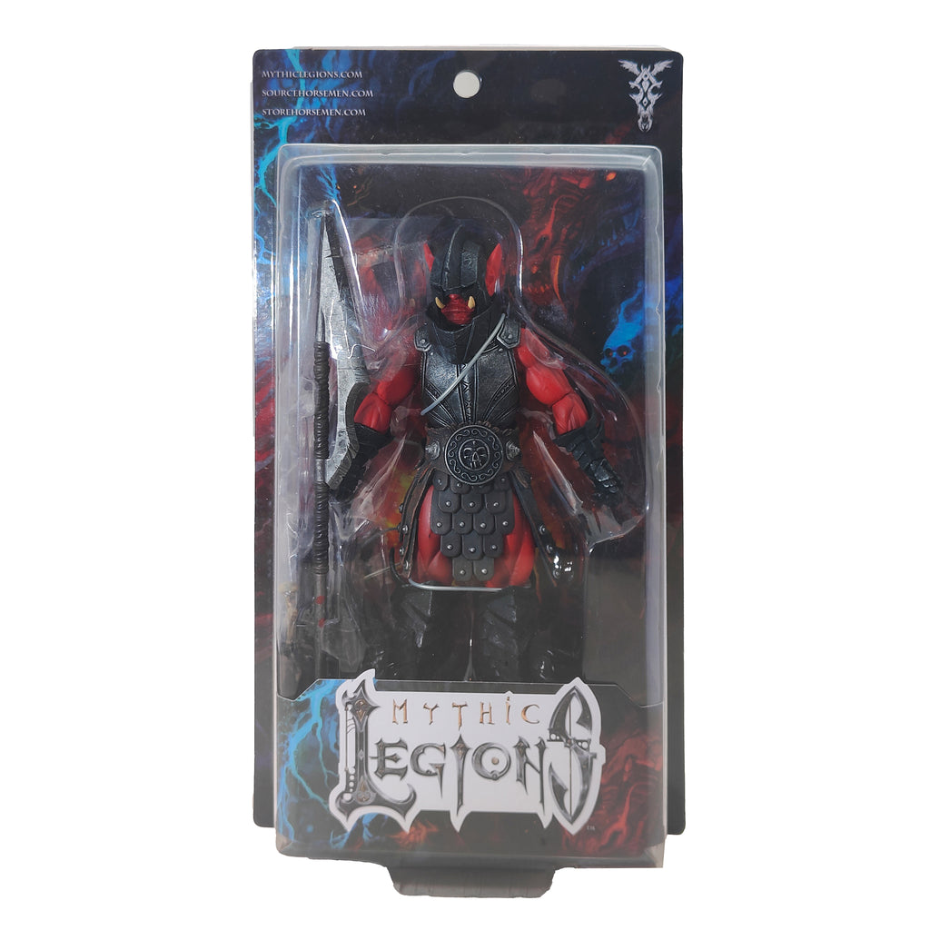 Mythic Legions Fury Clan Orc Soul Spiller Wave Four Horsemen Figure 2018, 15cm, pre-owned