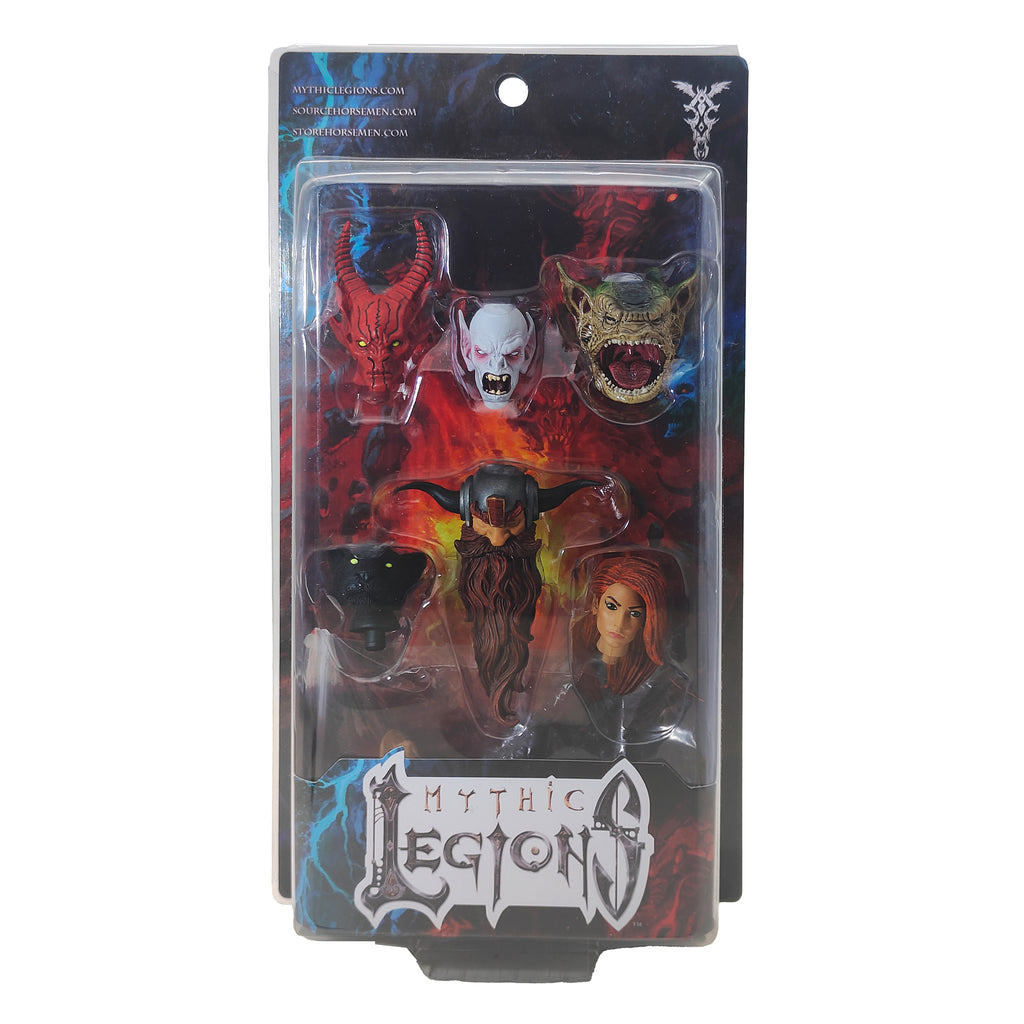 Mythic Legions Heads Pack 1 All Stars Trolls Four Horsemen Accessory 2023