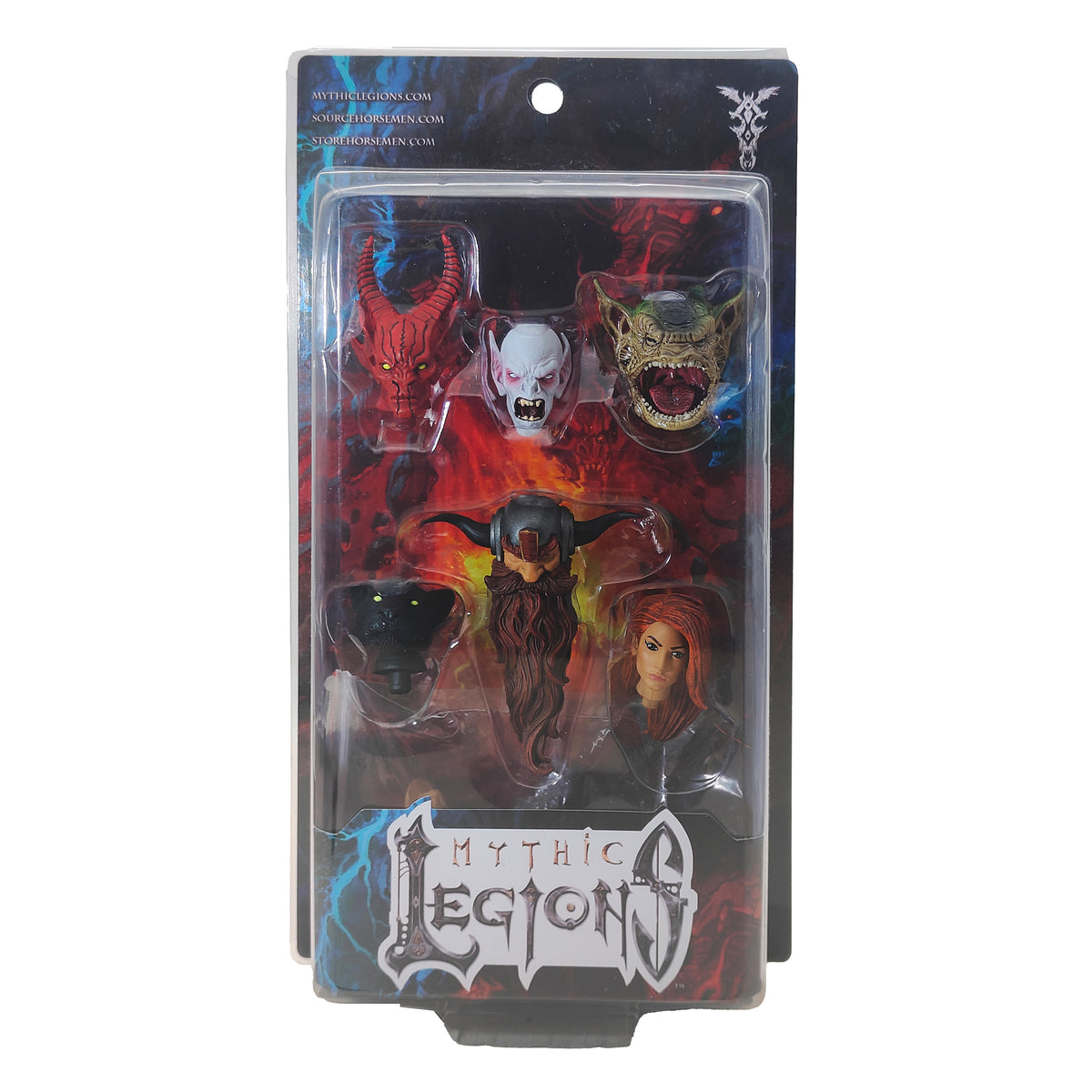 Mythic Legions Heads Pack 1 All Stars Trolls Four Horsemen Accessory 2023