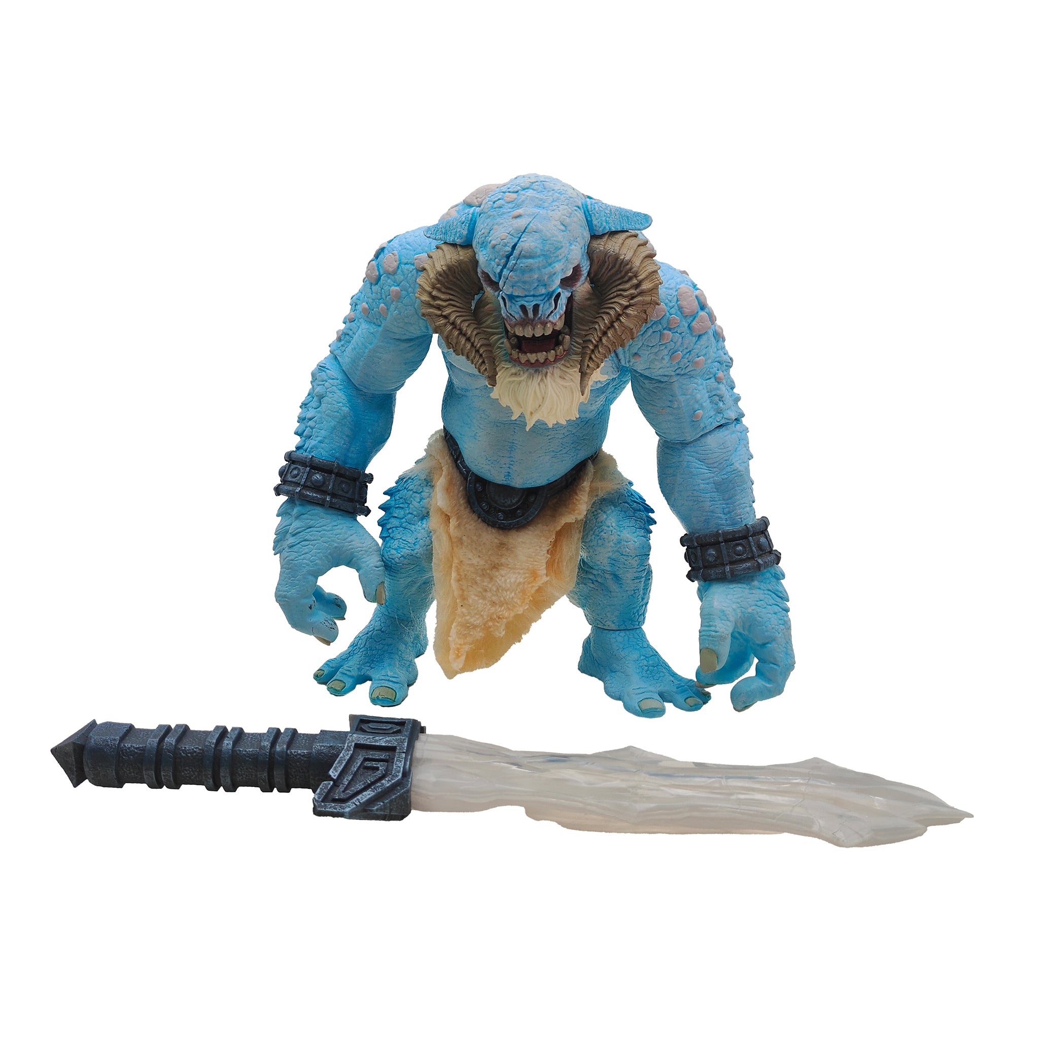 Mythic Legions Ice Troll Four Horsemen Studios Ogre Scale Action Figure 2019 25cm – Mythic Legions, Four Horsemen Studios, 25 cm, 2019, pre-owned collector piece, Uncanny Collectibles Dublin Ireland