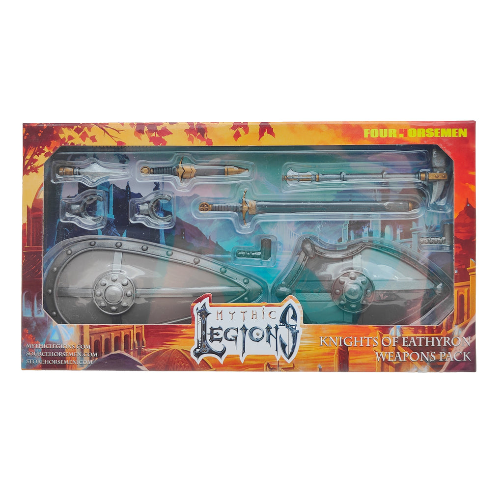 Mythic Legions Knights Of Eathyron Weapons Accessory Pack Four Horsemen Studios 2024 – Mythic Legions, Four Horsemen Studios, -, 2024, pre-owned collector piece, Uncanny Collectibles Dublin Ireland