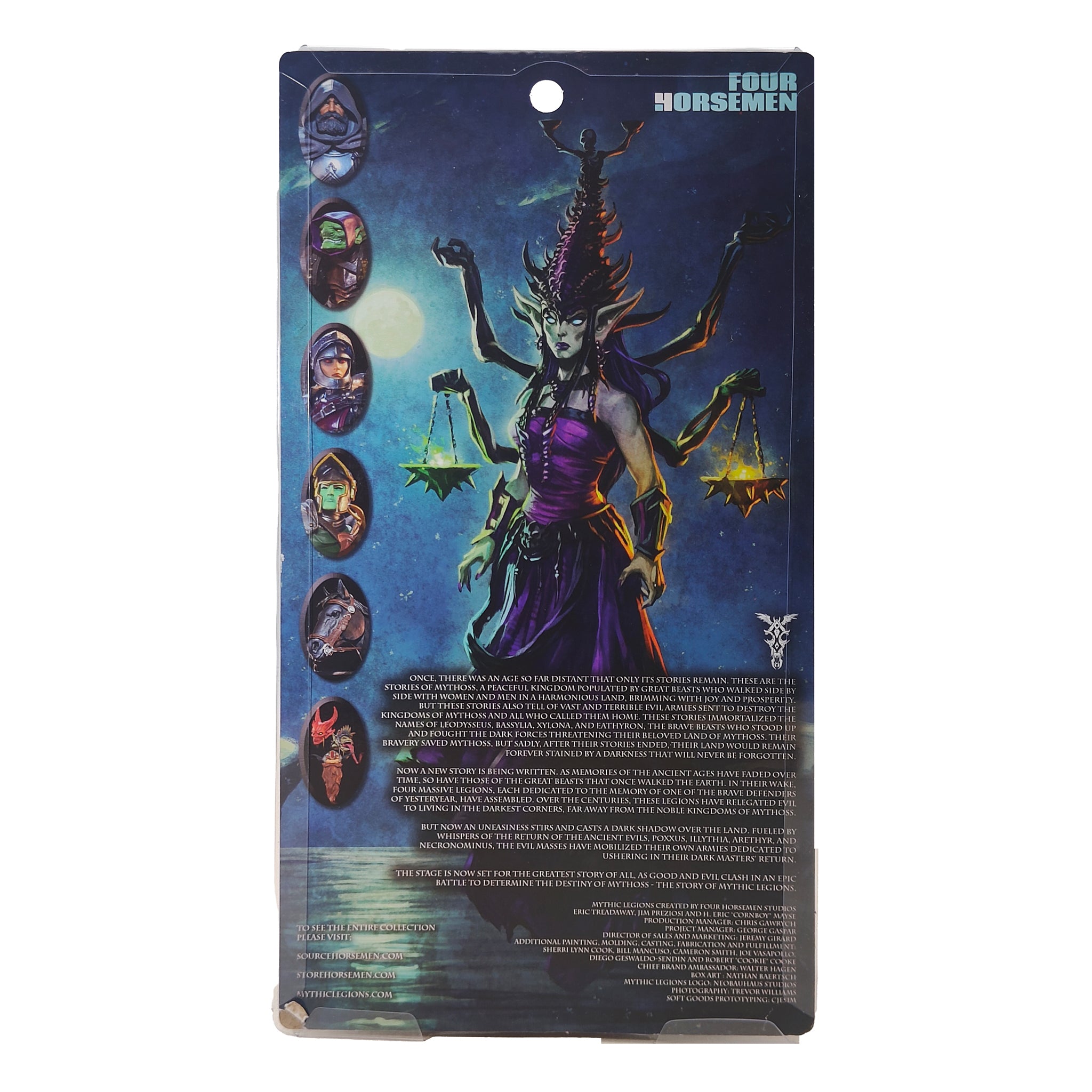 Mythic Legions Lady Avarona All Stars 5 Four Horsemen Action