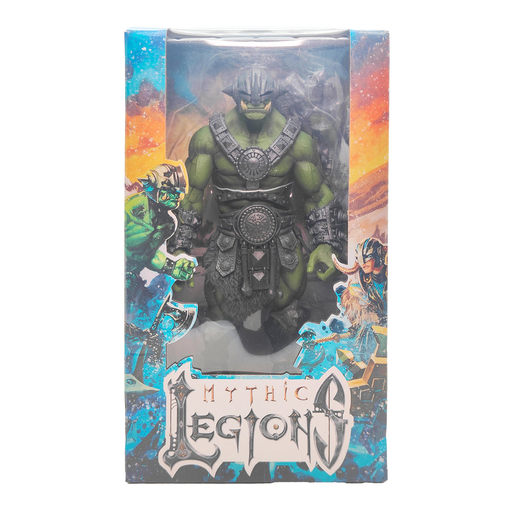 Mythic Legions Ogre Legion Builder Four Horsemen Studios Ogre Scale Action Figure 2019 25 cm – Mythic Legions, Four Horsemen Studios, 25 cm, 2019, pre-owned collector piece, Uncanny Collectibles Dublin Ireland