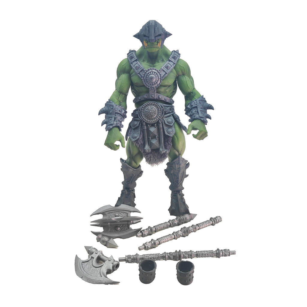 Mythic Legions Ogre Legion Builder Four Horsemen Studios Ogre Scale Action Figure 2019 25 cm – Mythic Legions, Four Horsemen Studios, 25 cm, 2019, pre-owned collector piece, Uncanny Collectibles Dublin Ireland