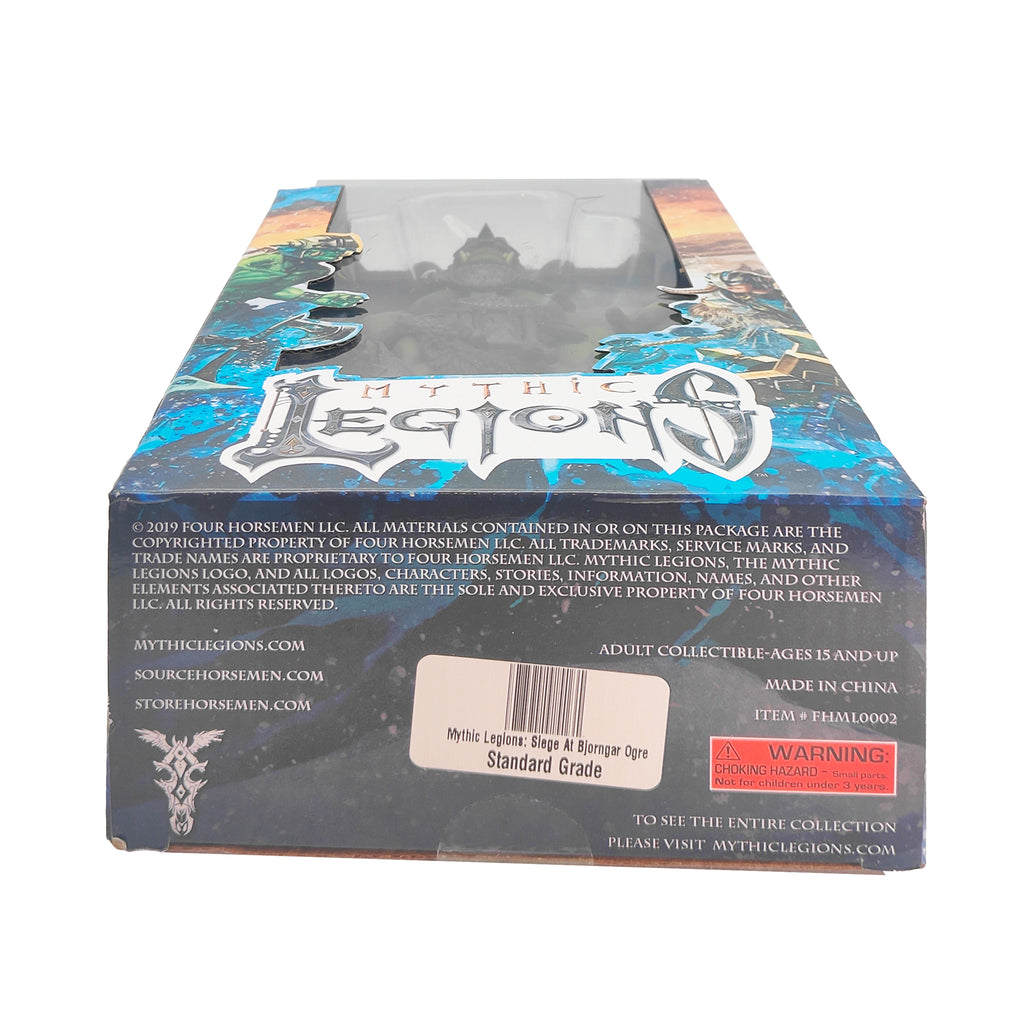 Mythic Legions Ogre Legion Builder Four Horsemen Studios Ogre Scale Action Figure 2019 25 cm – Mythic Legions, Four Horsemen Studios, 25 cm, 2019, pre-owned collector piece, Uncanny Collectibles Dublin Ireland