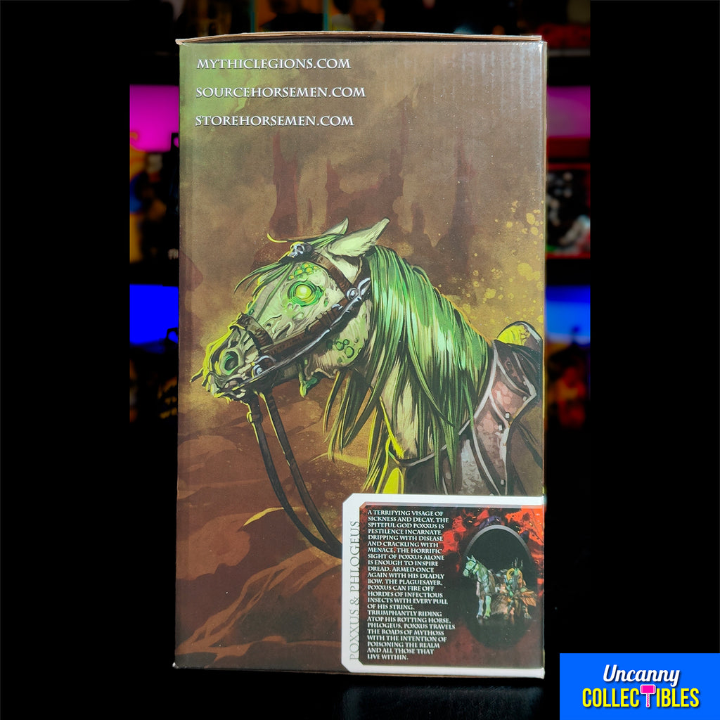 Mythic Legions Poxxus and Phlogeus Four Horsemen Studios Action Figure