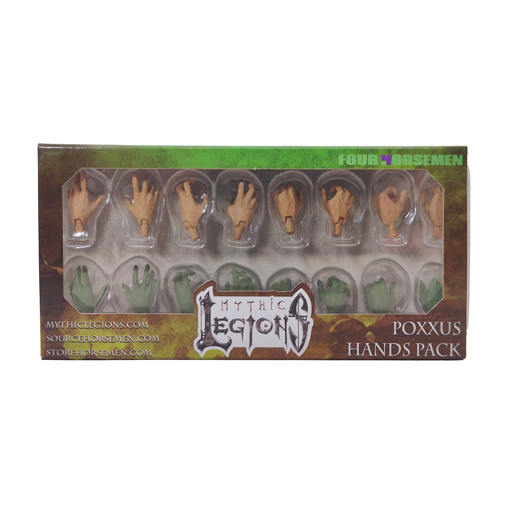Mythic Legions Poxxus Deluxe Figure and Hands Pack Four Horsemen Bundle 2023
