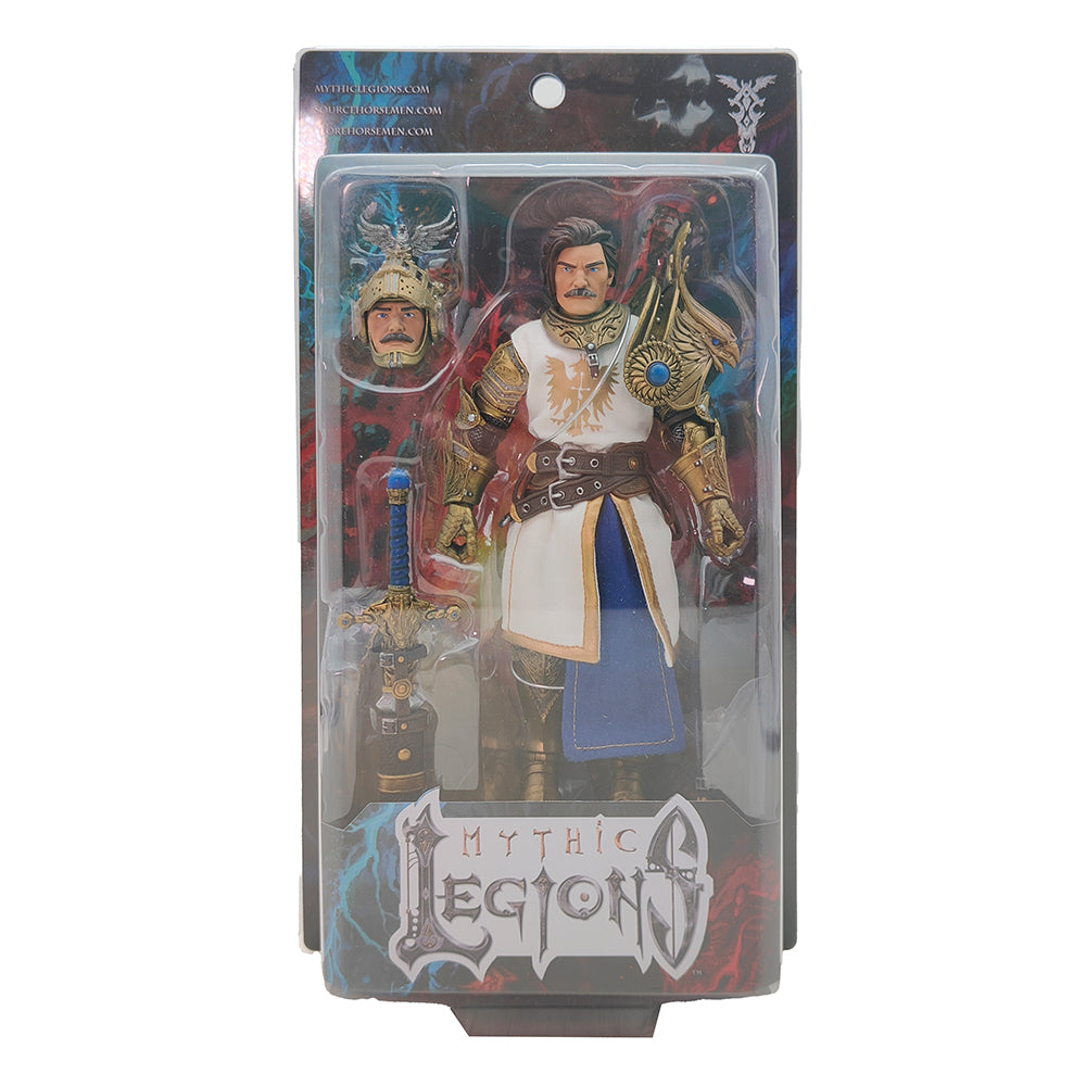 Mythic Legions Sir Gideon Heavensbrand 2 Four Horsemen Studios Action Figure 2024 15cm – Mythic Legions, Four Horsemen Studios, 15 cm, 2024, pre-owned collector piece, Uncanny Collectibles Dublin Ireland