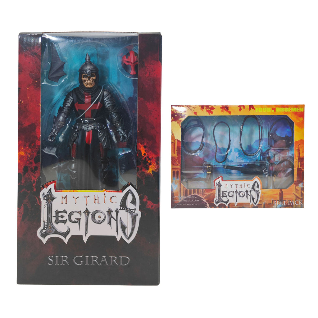 Mythic Legions Sir Girard LegionsCon 2021 Exclusive and Black Belt Pack Bundle