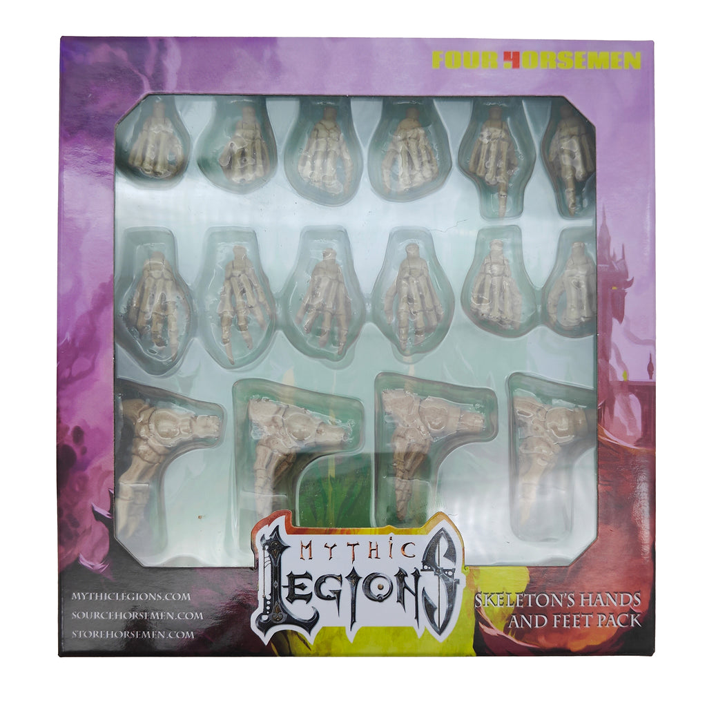 Mythic Legions Skeleton Hands And Feet Accessory Pack Four Horsemen Studios 2024 – Mythic Legions, Four Horsemen Studios, -, 2024, pre-owned collector piece, Uncanny Collectibles Dublin Ireland