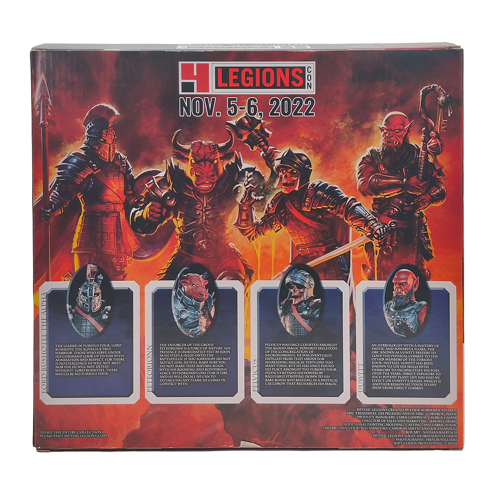 Mythic Legions The Furious Four Four Horsemen Studios 15 cm Action Figure LegionsCon 2022 Exclusive 2 Pack – Mythic Legions, Four Horsemen Studios, 15 cm, 2022, pre-owned collector piece, Uncanny Collectibles Dublin Ireland