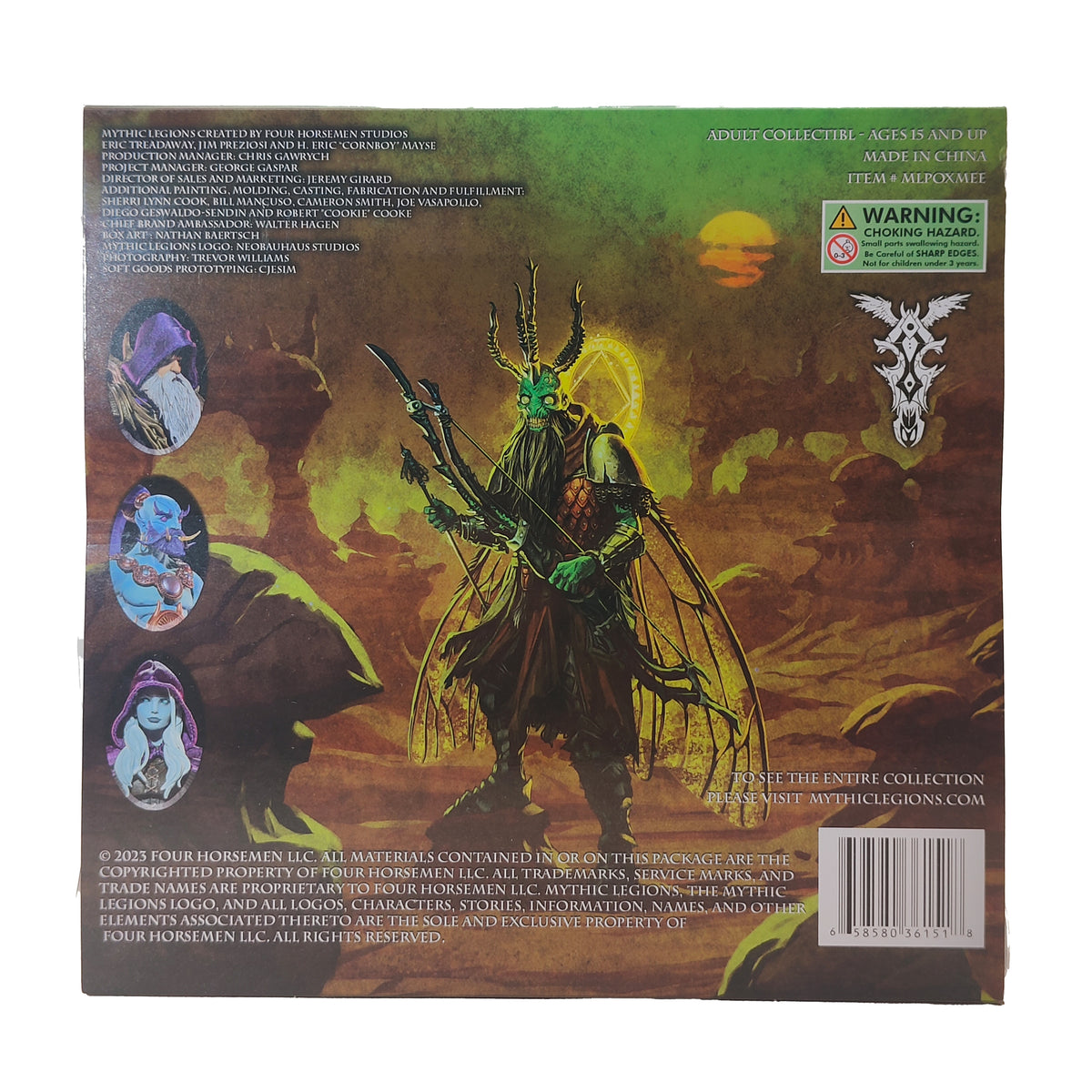 Mythic Legions Thraice Wraithhailer Poxxus Four Horsemen and Evil Magic Pack - photo 10 of 14