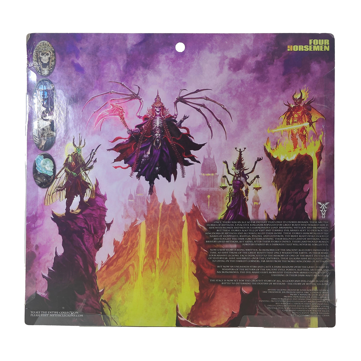 Mythic Legions Undead Builder Pack Necronominus Wave Four Horsemen Figure 2024