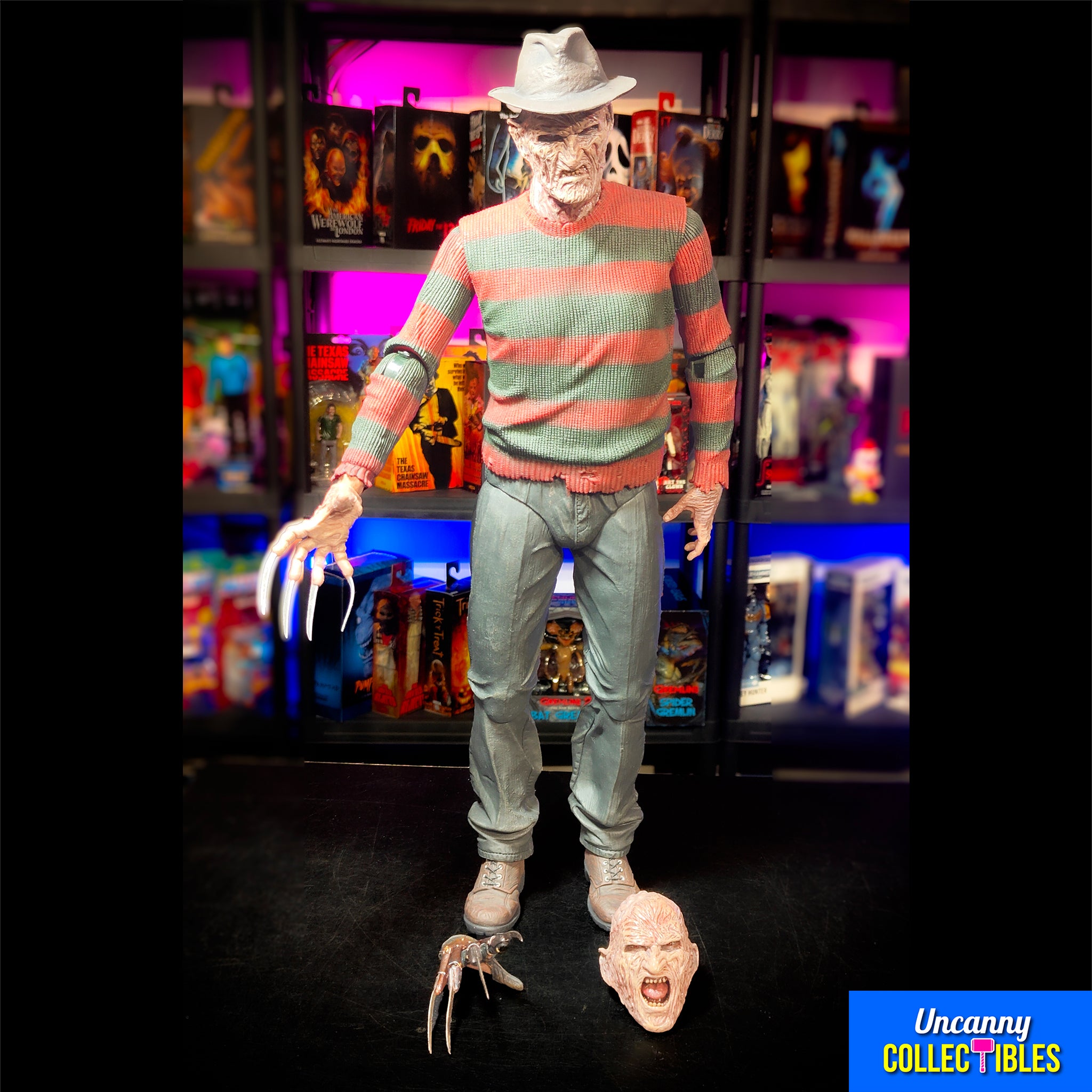 NECA A Nightmare on Elm Street Part 2 Freddy's Revenge Freddy Krueger 1/4 Scale Action Figure - Pre-Owned, 46cm, pre-owned