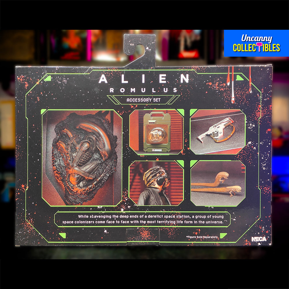 NECA Alien Romulus Accessory Pack For 18 cm Scale Action Figures – Alien, NECA, 23 cm, 2024, brand new collector item, Uncanny Collectibles Dublin Ireland