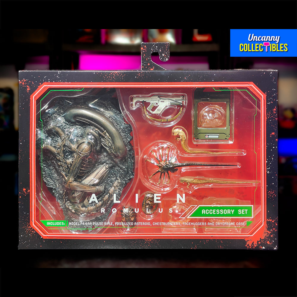 NECA Alien Romulus Accessory Pack For 18 cm Scale Action Figures – Alien, NECA, 23 cm, 2024, brand new collector item, Uncanny Collectibles Dublin Ireland
