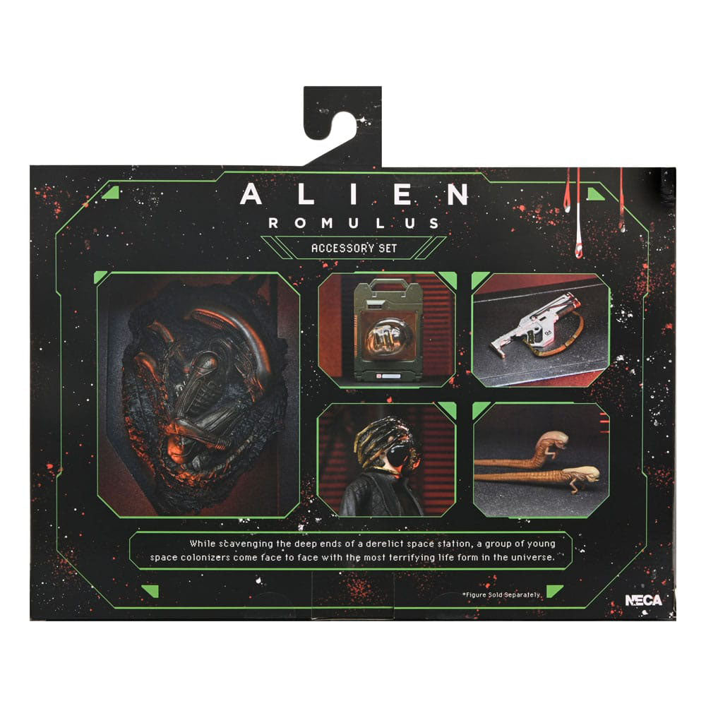 NECA Alien Romulus Accessory Pack For 18 cm Scale Action Figures – Alien, NECA, 23 cm, 2024, brand new collector item, Uncanny Collectibles Dublin Ireland